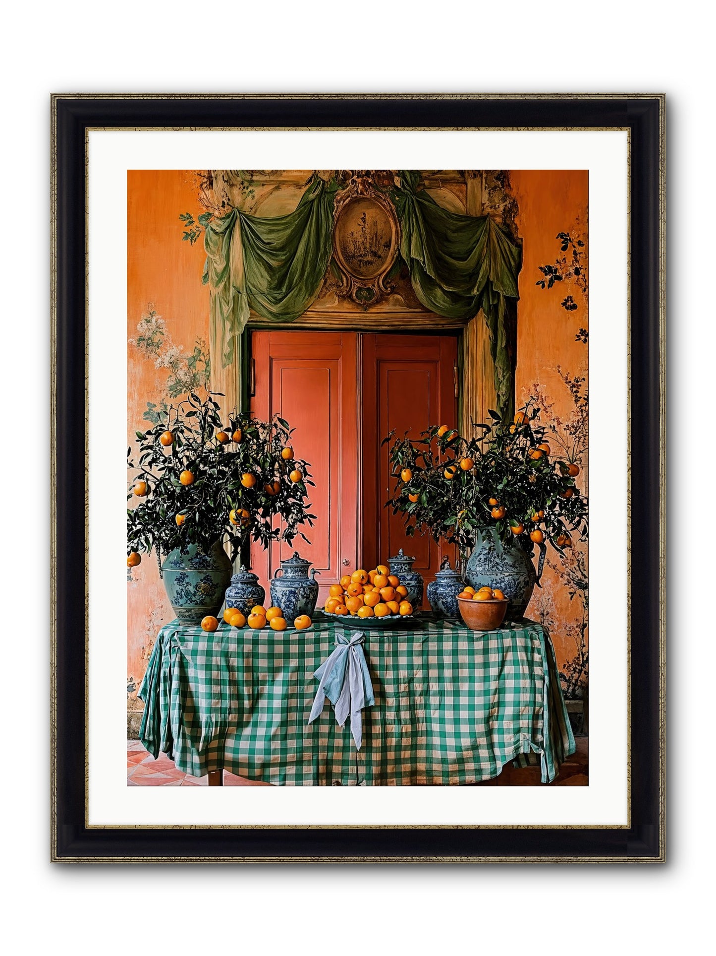 Eden's Sweet Chaos Framed Print - Black & Gold 24x32
