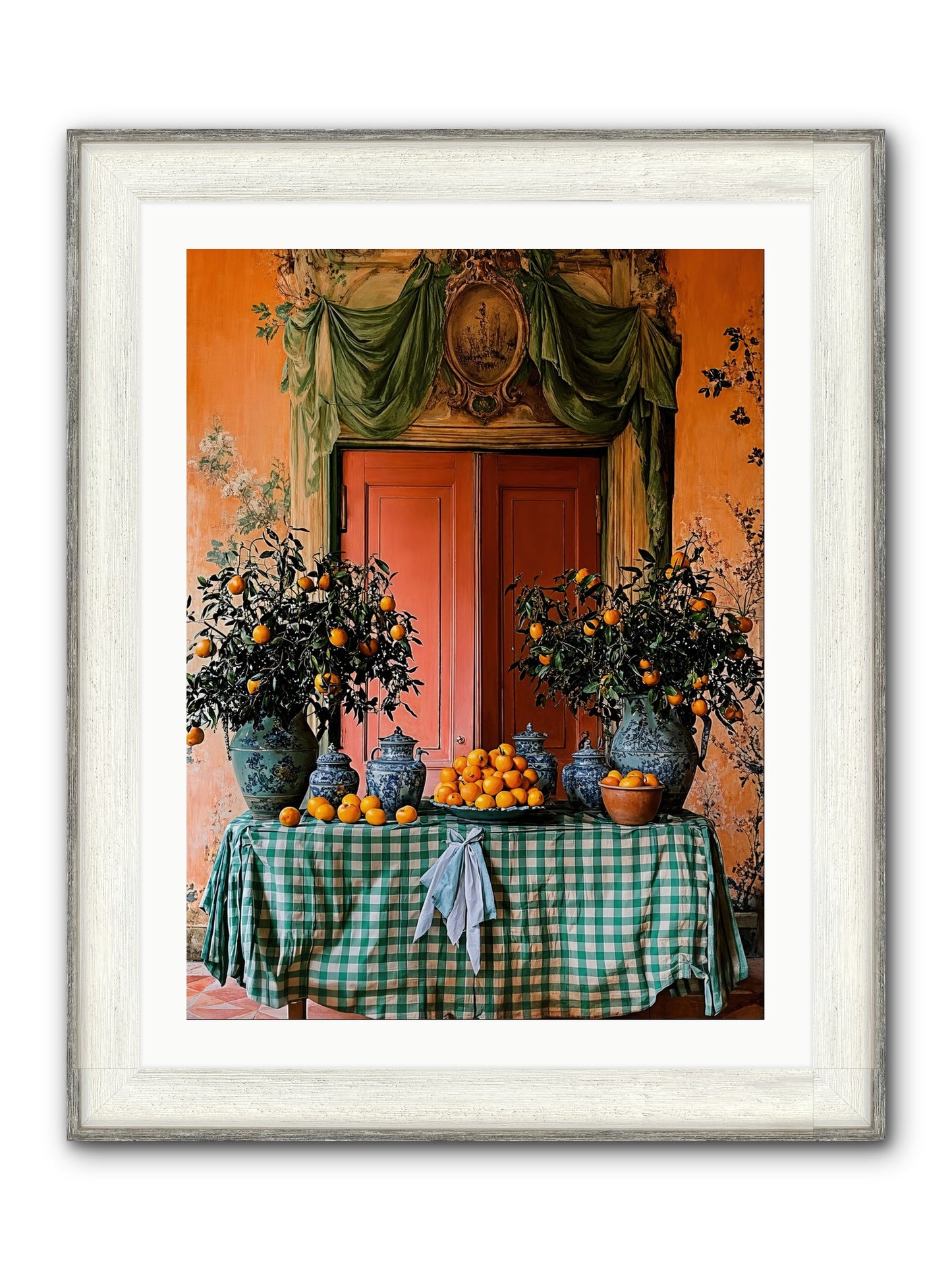 Eden's Sweet Chaos Framed Print - Driftwood White 24x32