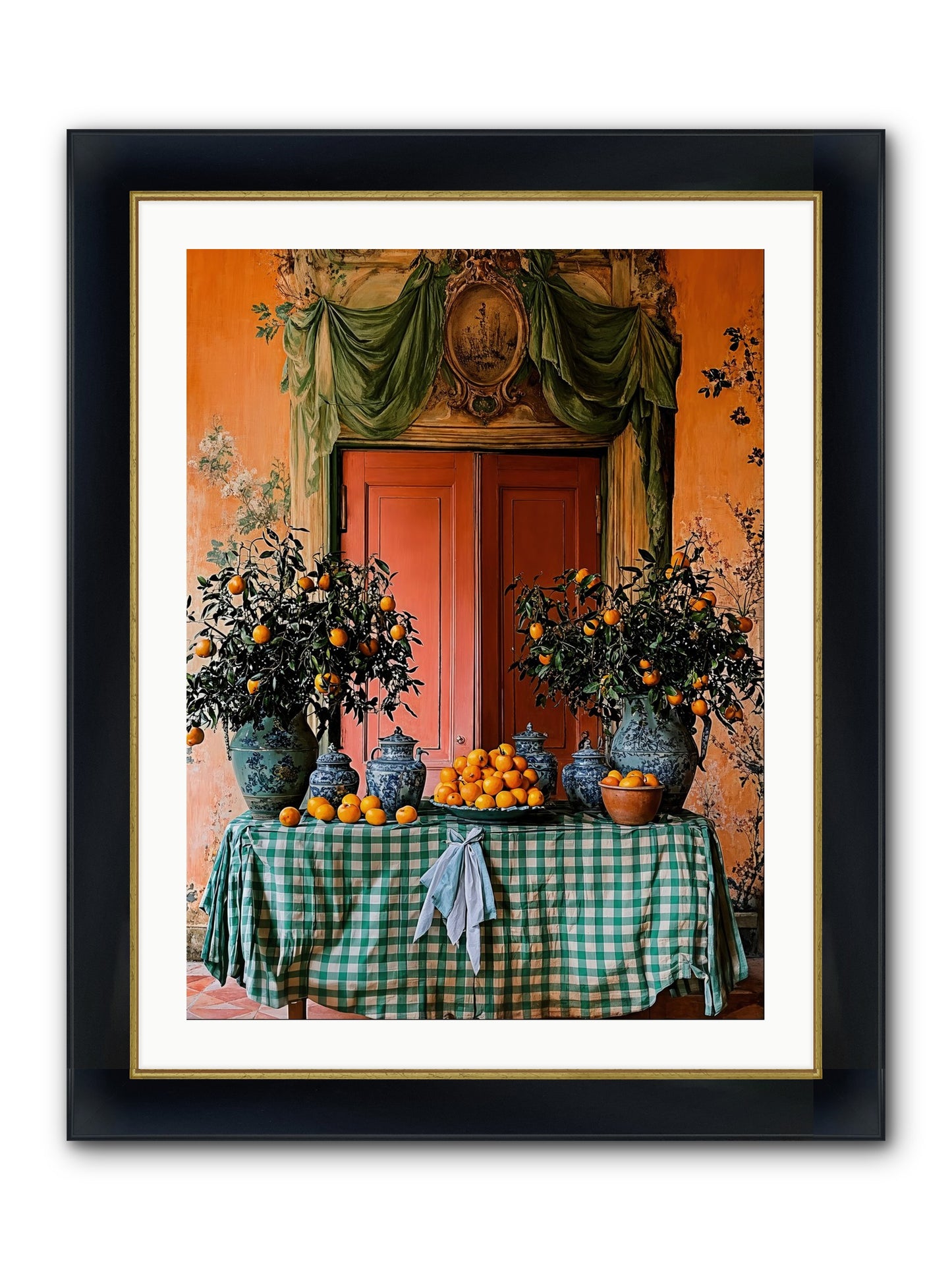 Eden's Sweet Chaos Framed Print - Wide Black w/Gold 24x32