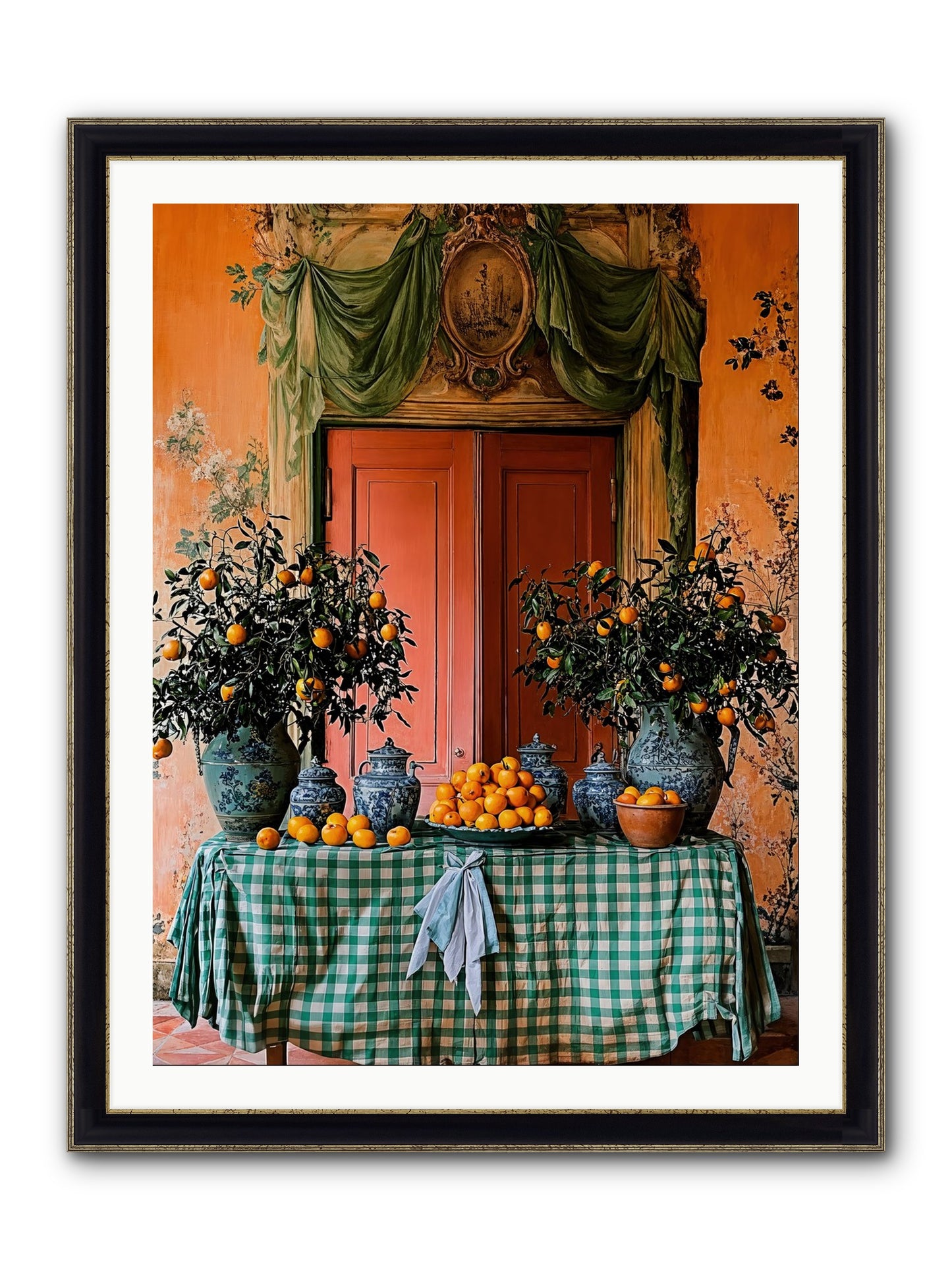 Eden's Sweet Chaos Framed Print - Black & Gold 30x40
