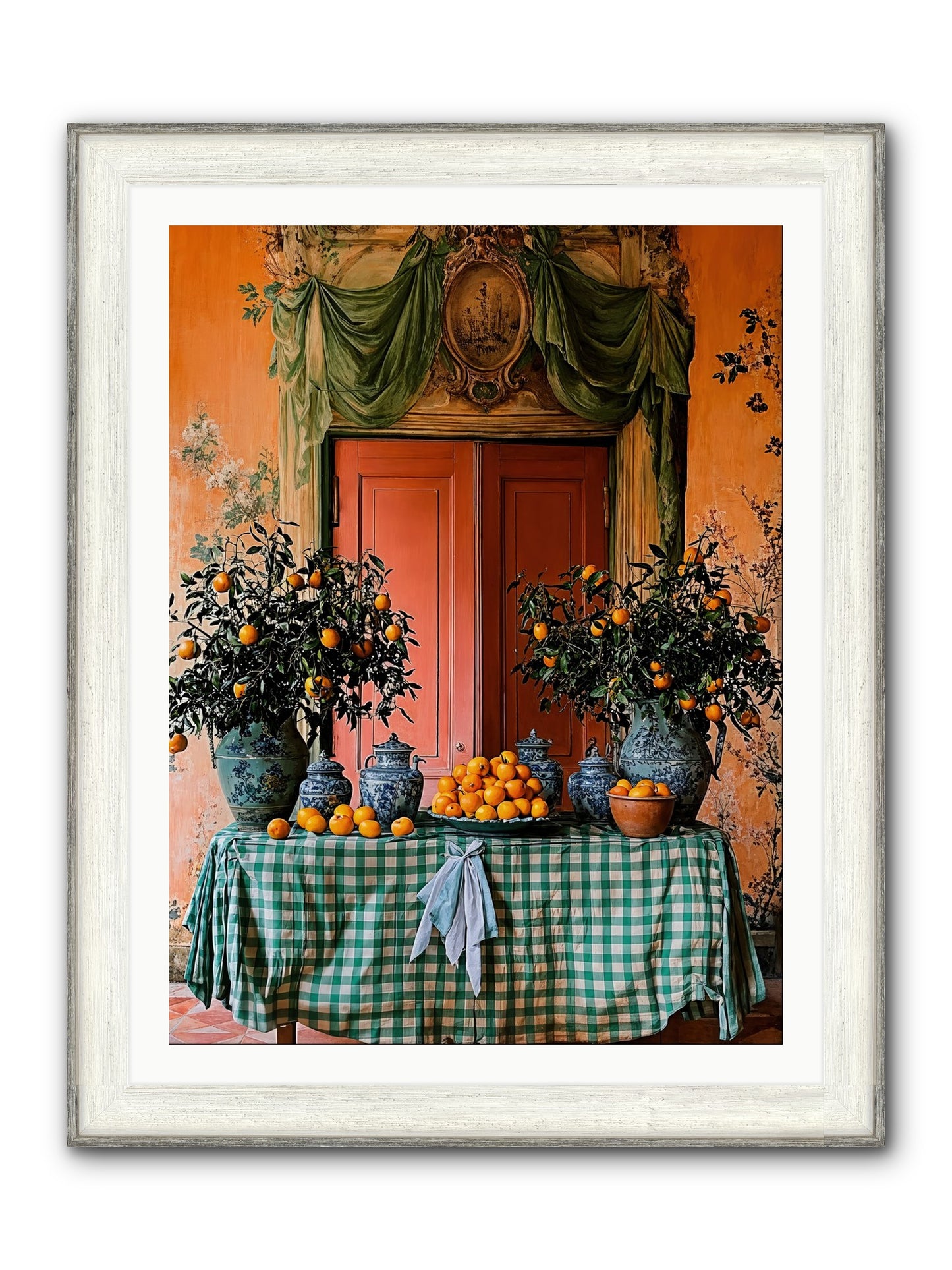 Eden's Sweet Chaos Framed Print - Driftwood White 30x40