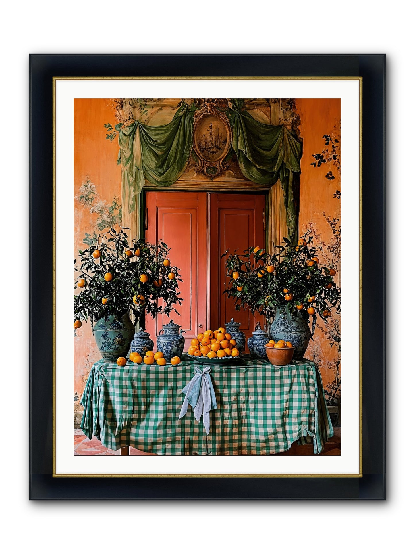 Eden's Sweet Chaos Framed Print - Wide Black w/Gold 30x40