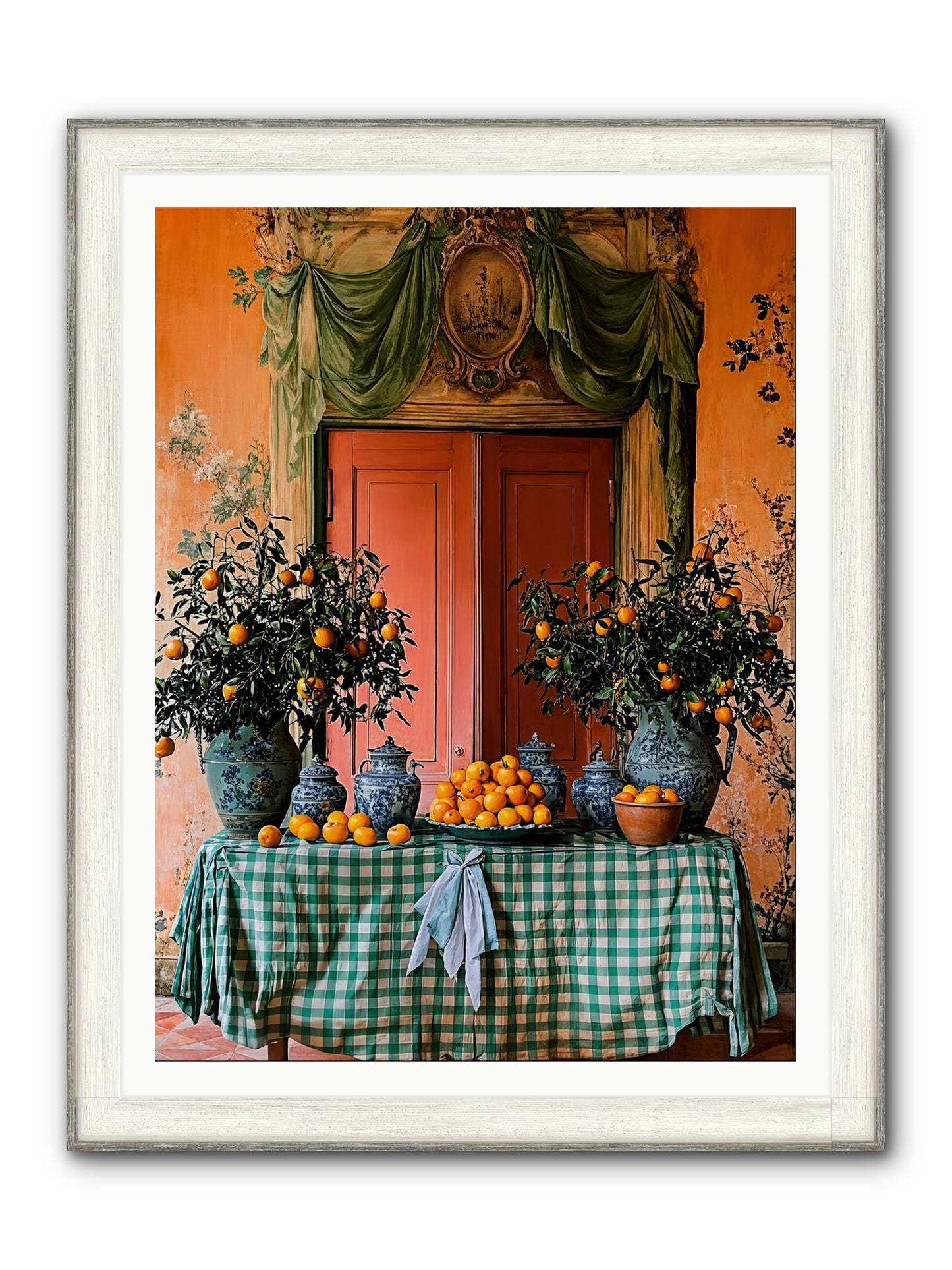 Eden's Sweet Chaos Framed Print - Driftwood White 36x48