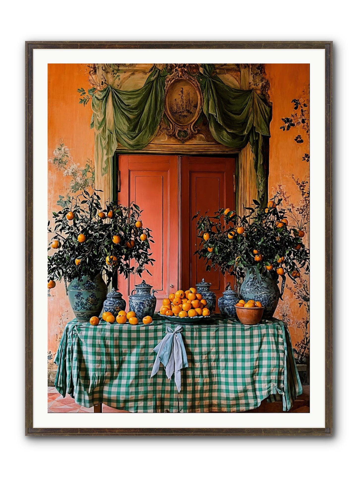 Eden's Sweet Chaos Framed Print - Slimwoods Black/Gold 36x48
