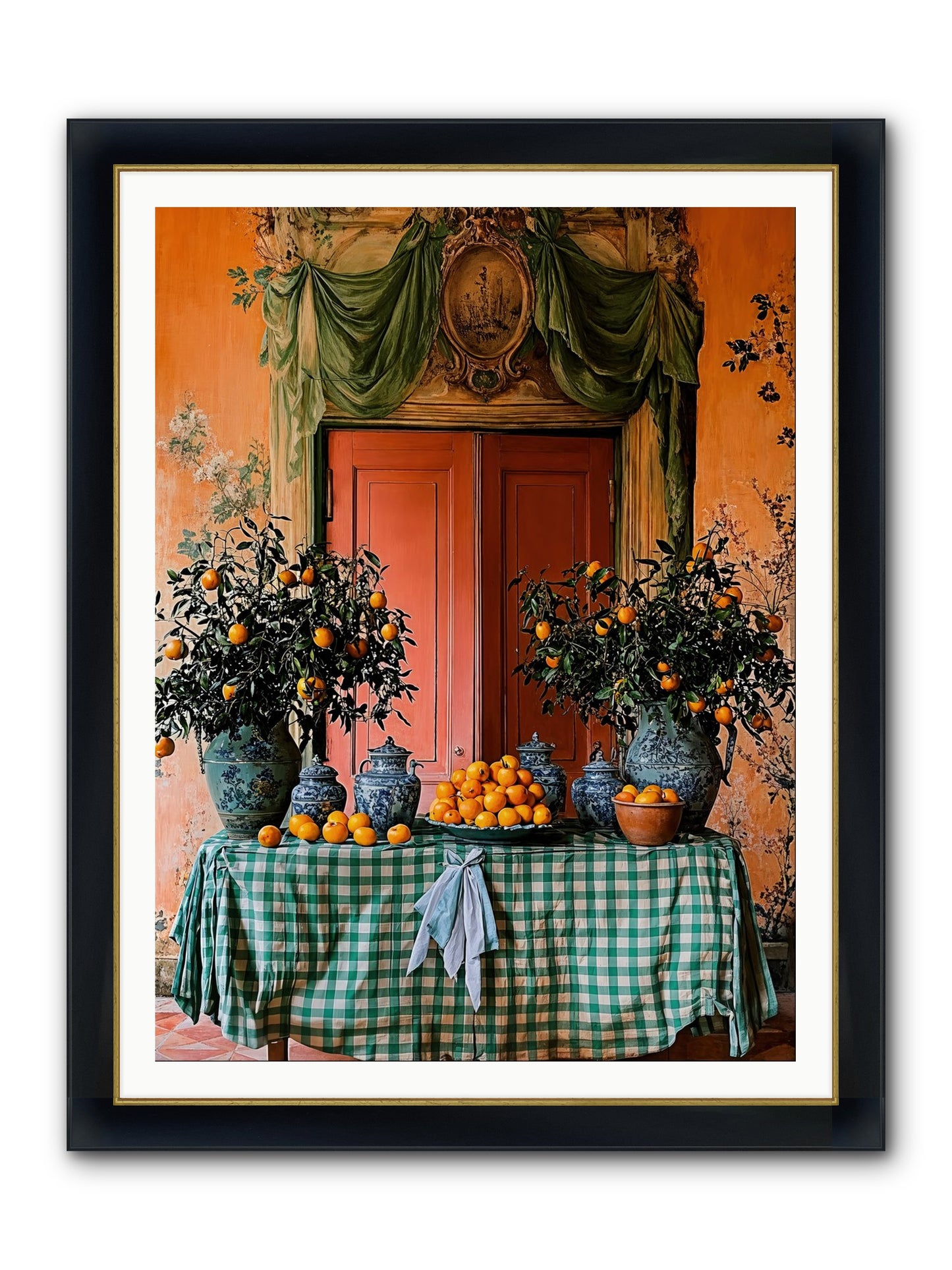 Eden's Sweet Chaos Framed Print - Wide Black w/Gold 36x48