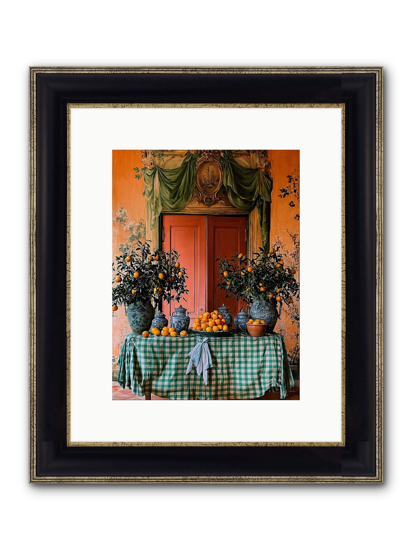 Eden's Sweet Chaos Framed Print - Black & Gold 9x12