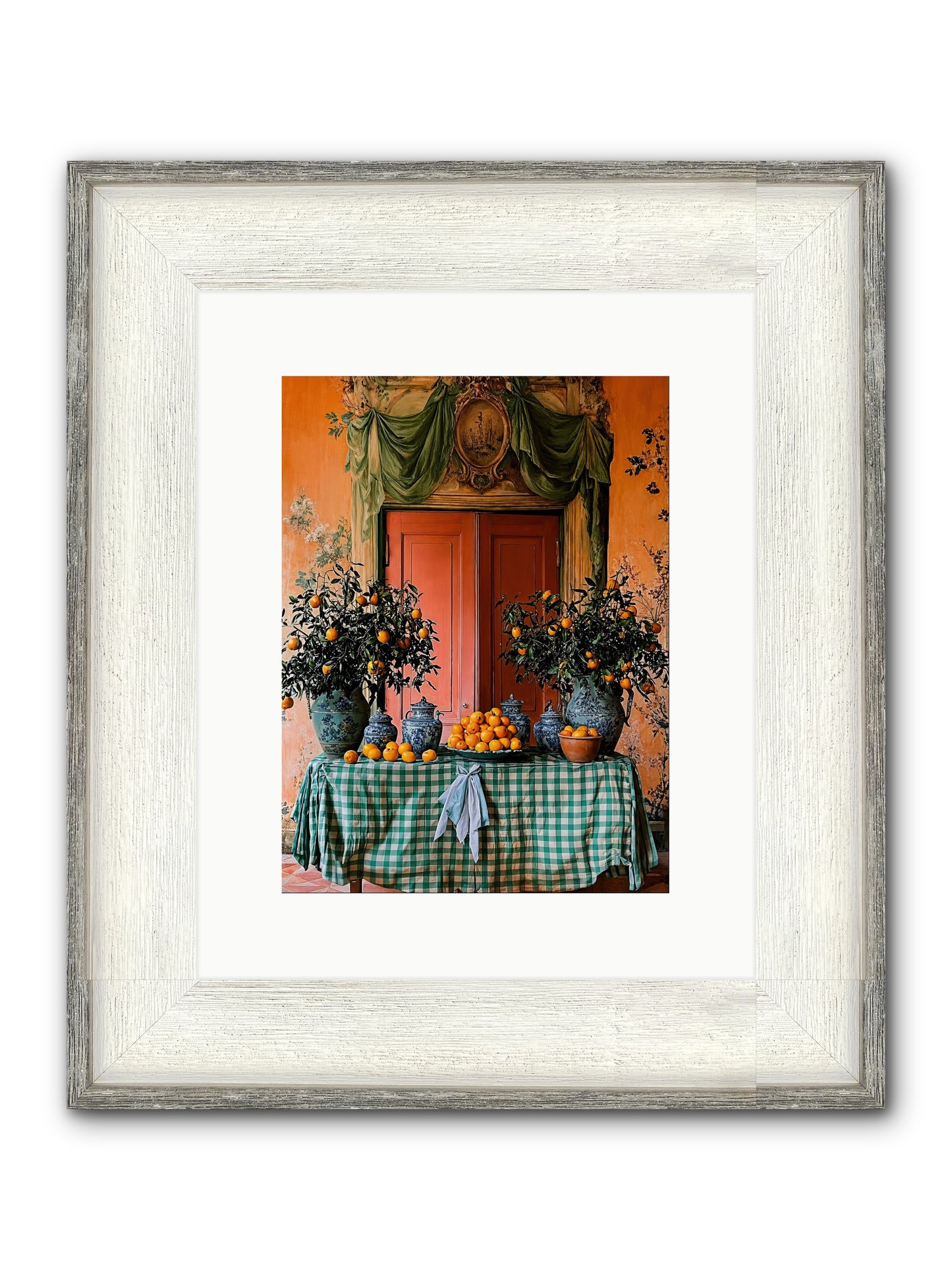Eden's Sweet Chaos Framed Print - Driftwood White 9x12