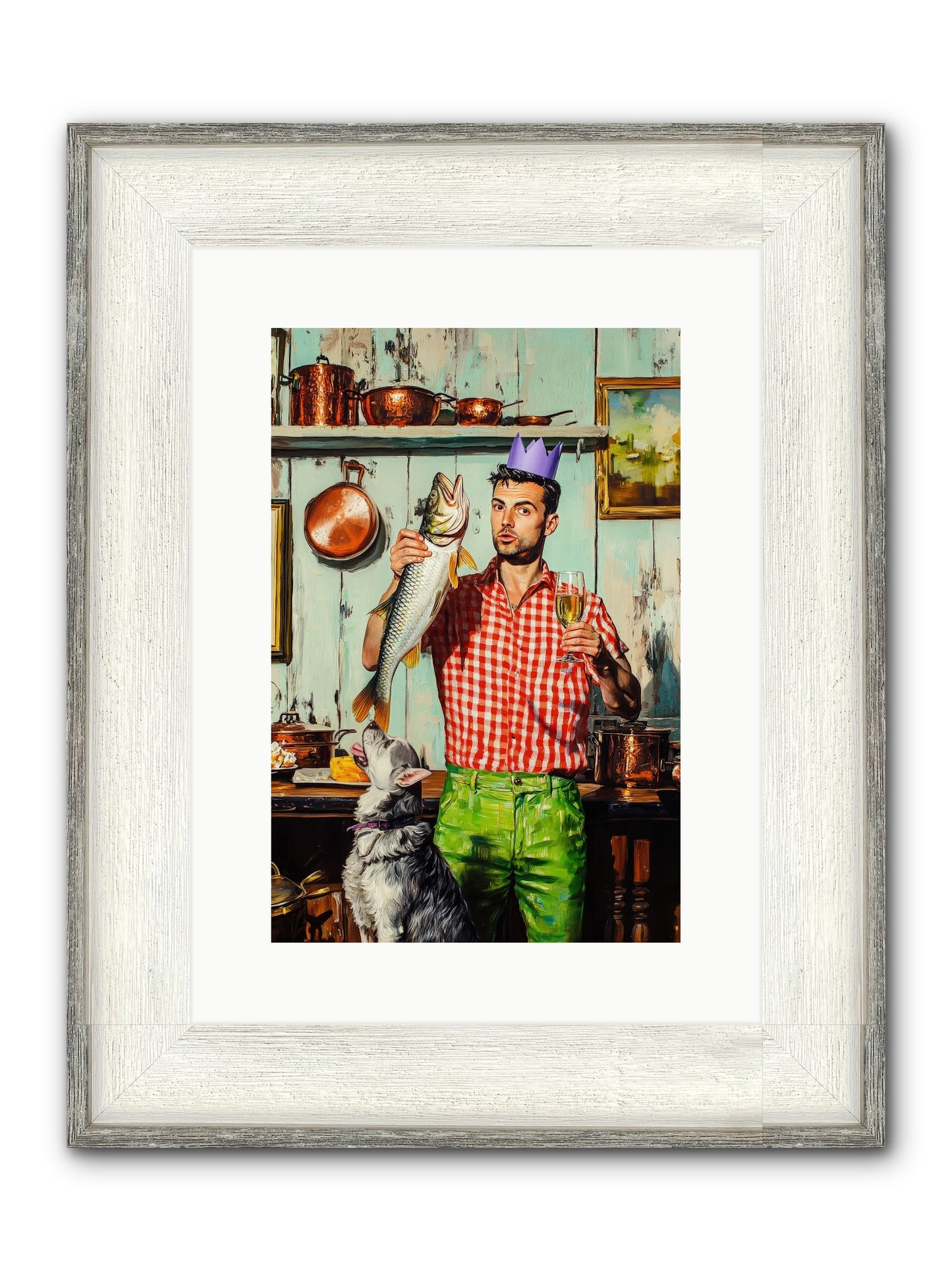 Edge Of Salt & Glory Framed Print - Driftwood White 10x15