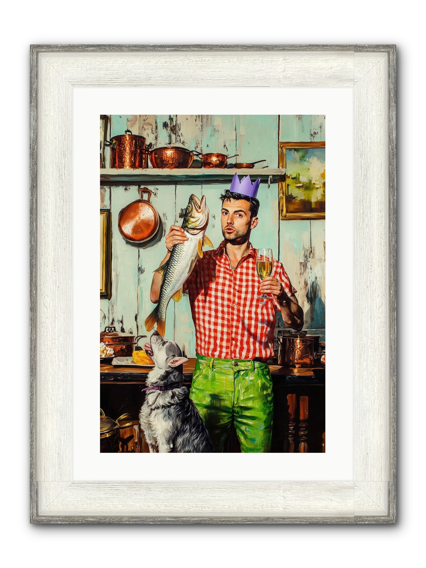 Edge Of Salt & Glory Framed Print - Driftwood White 16x24