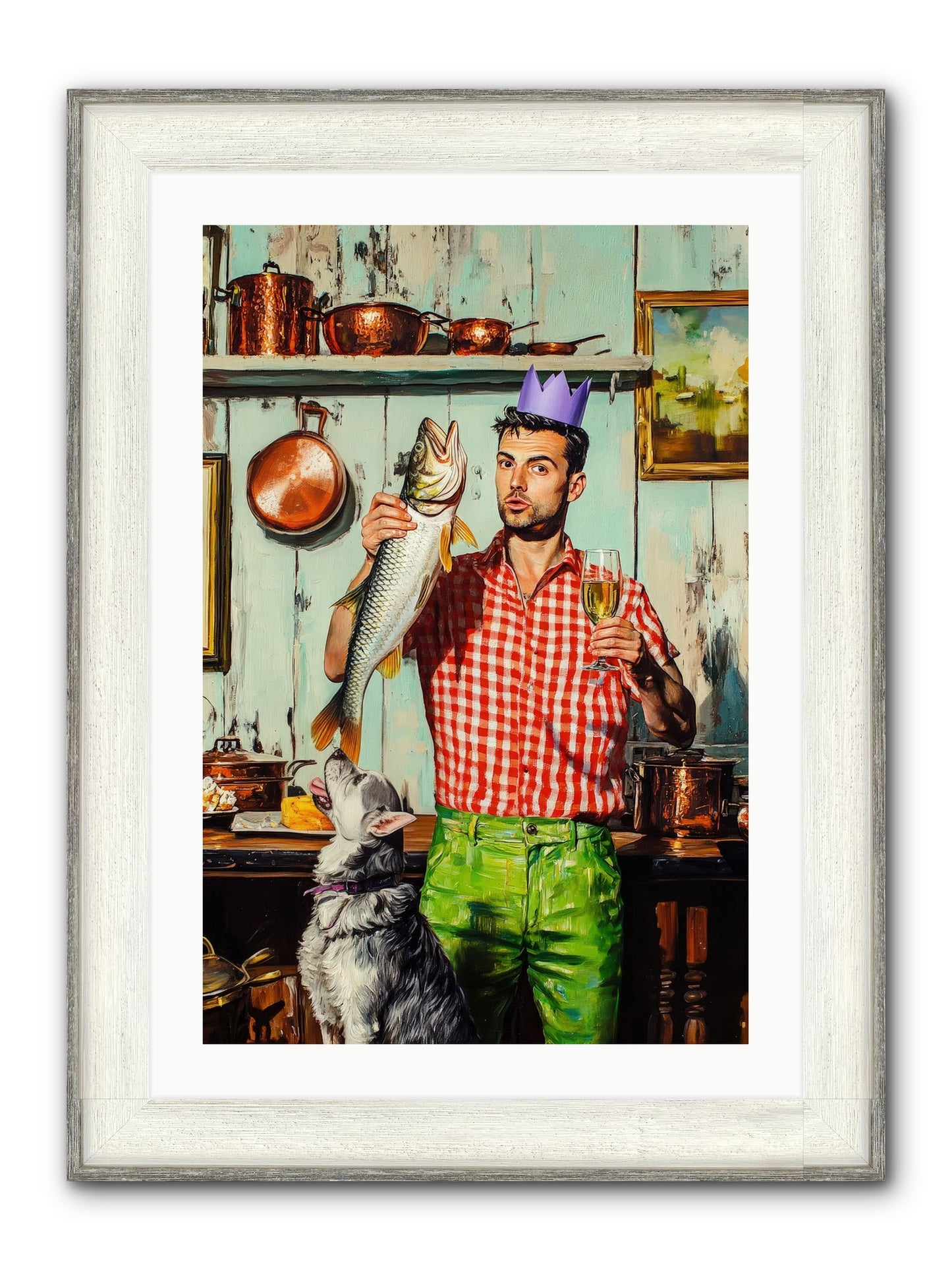Edge Of Salt & Glory Framed Print - Driftwood White 20x30