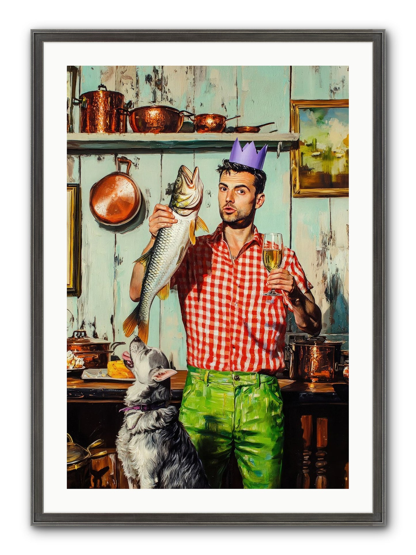 Edge Of Salt & Glory Framed Print - Slimwoods Black/Silver 24x36