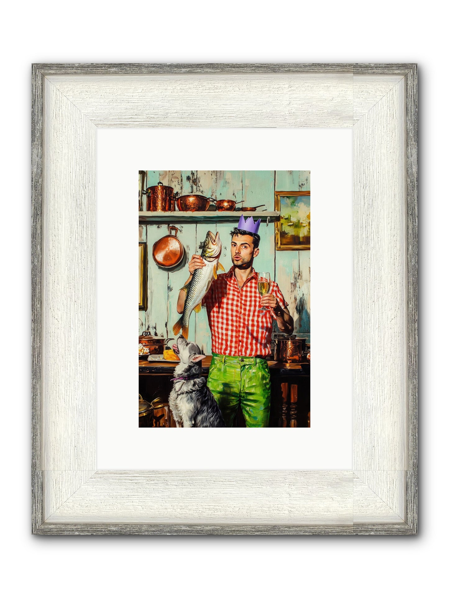 Edge Of Salt & Glory Framed Print - Driftwood White 8x12