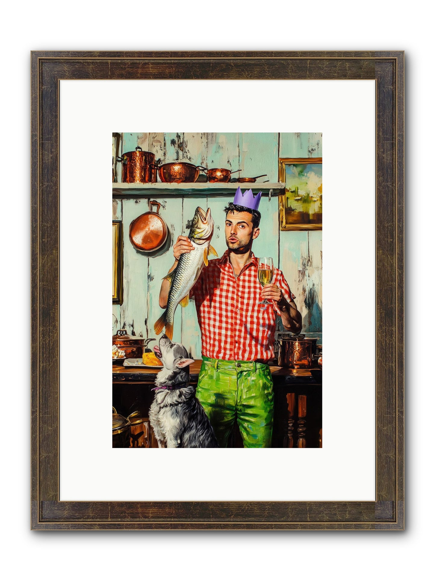 Edge Of Salt & Glory Framed Print - Slimwoods Black/Gold 8x12