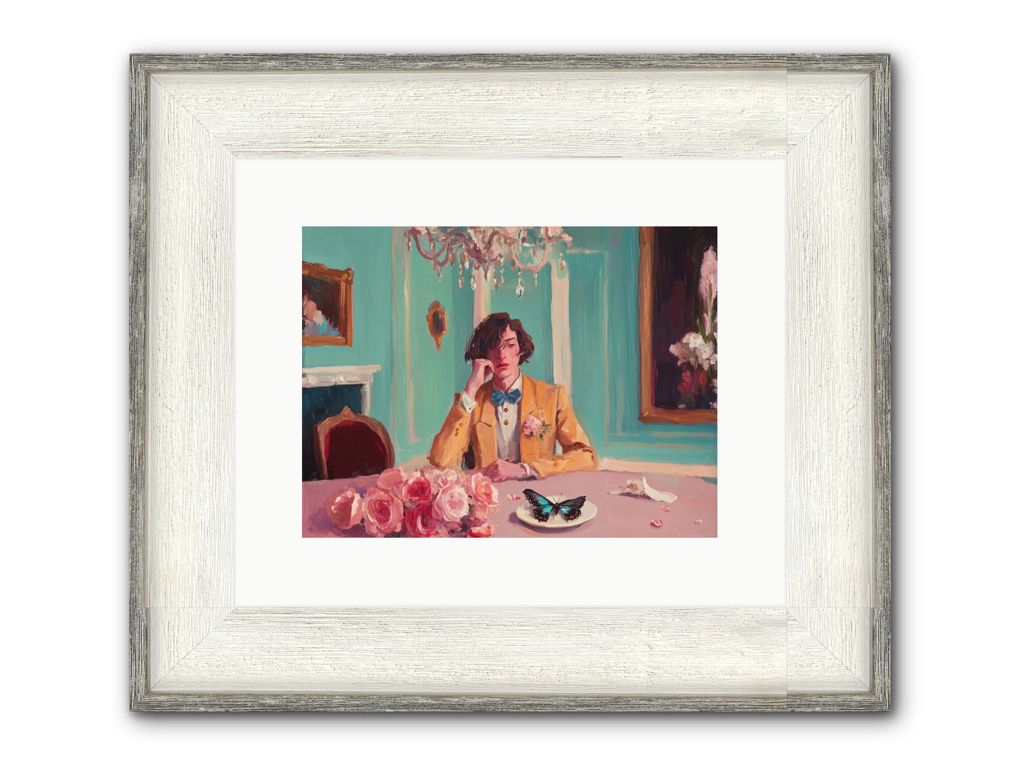 Edge Of Wonder Framed Print - Driftwood White 12x9
