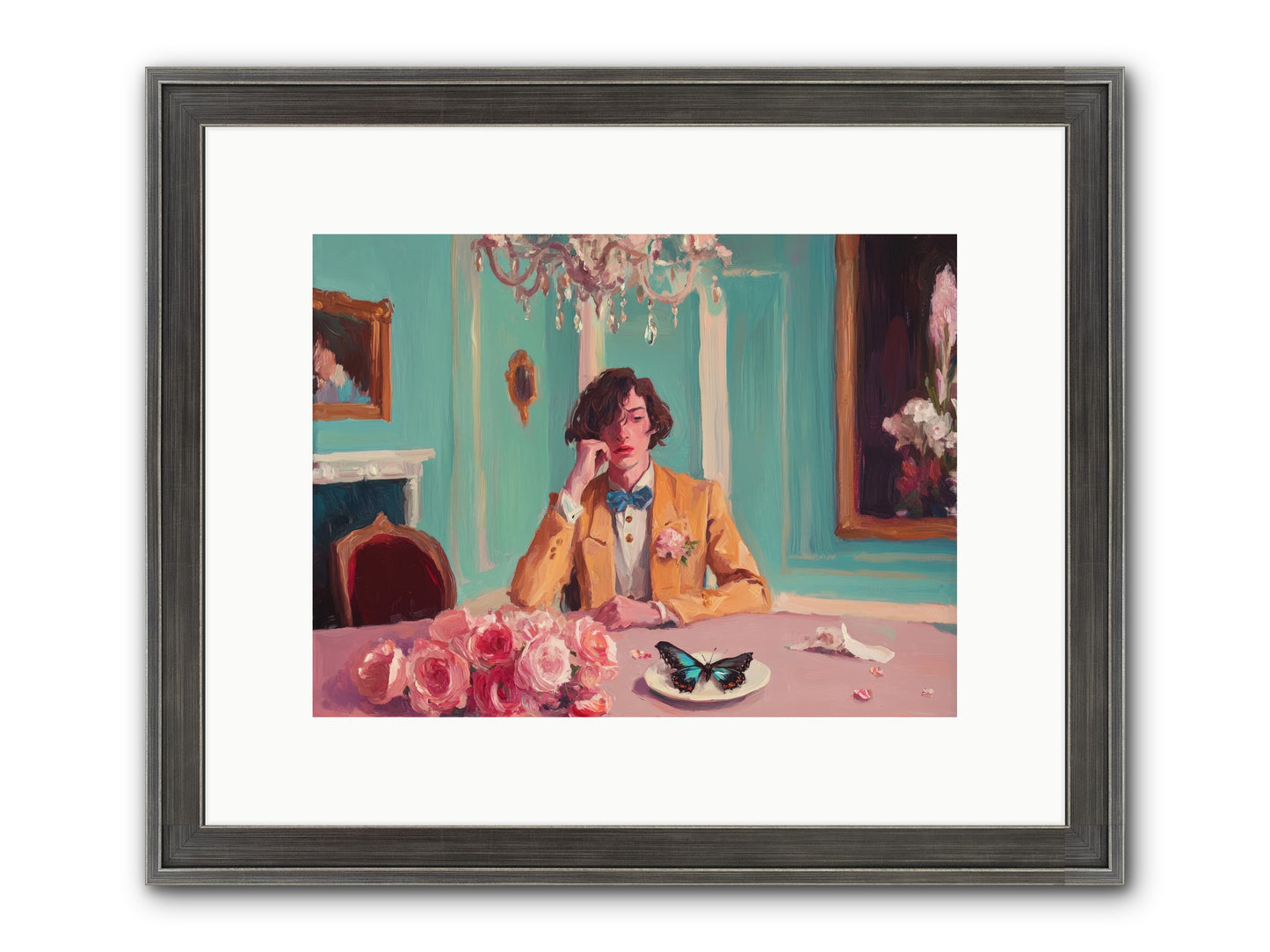 Edge Of Wonder Framed Print - Slimwoods Black/Silver 12x9