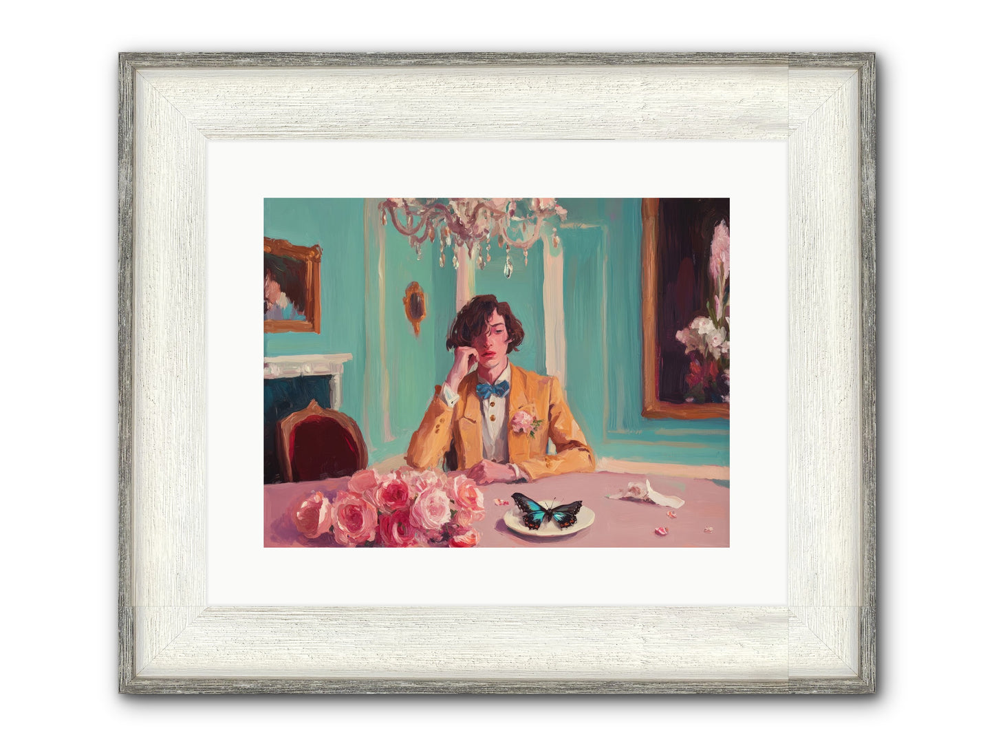 Edge Of Wonder Framed Print - Driftwood White 16x12