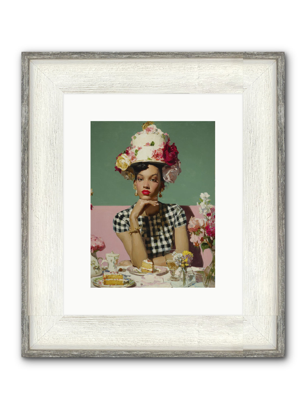 Editor’s Garden Club Framed Print - Driftwood White 9x12