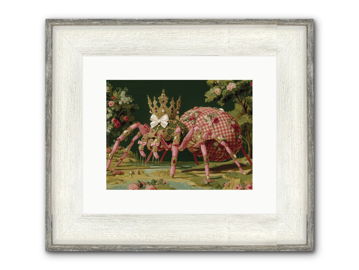 Effusive Grandeur Framed Print - Driftwood White 12x9
