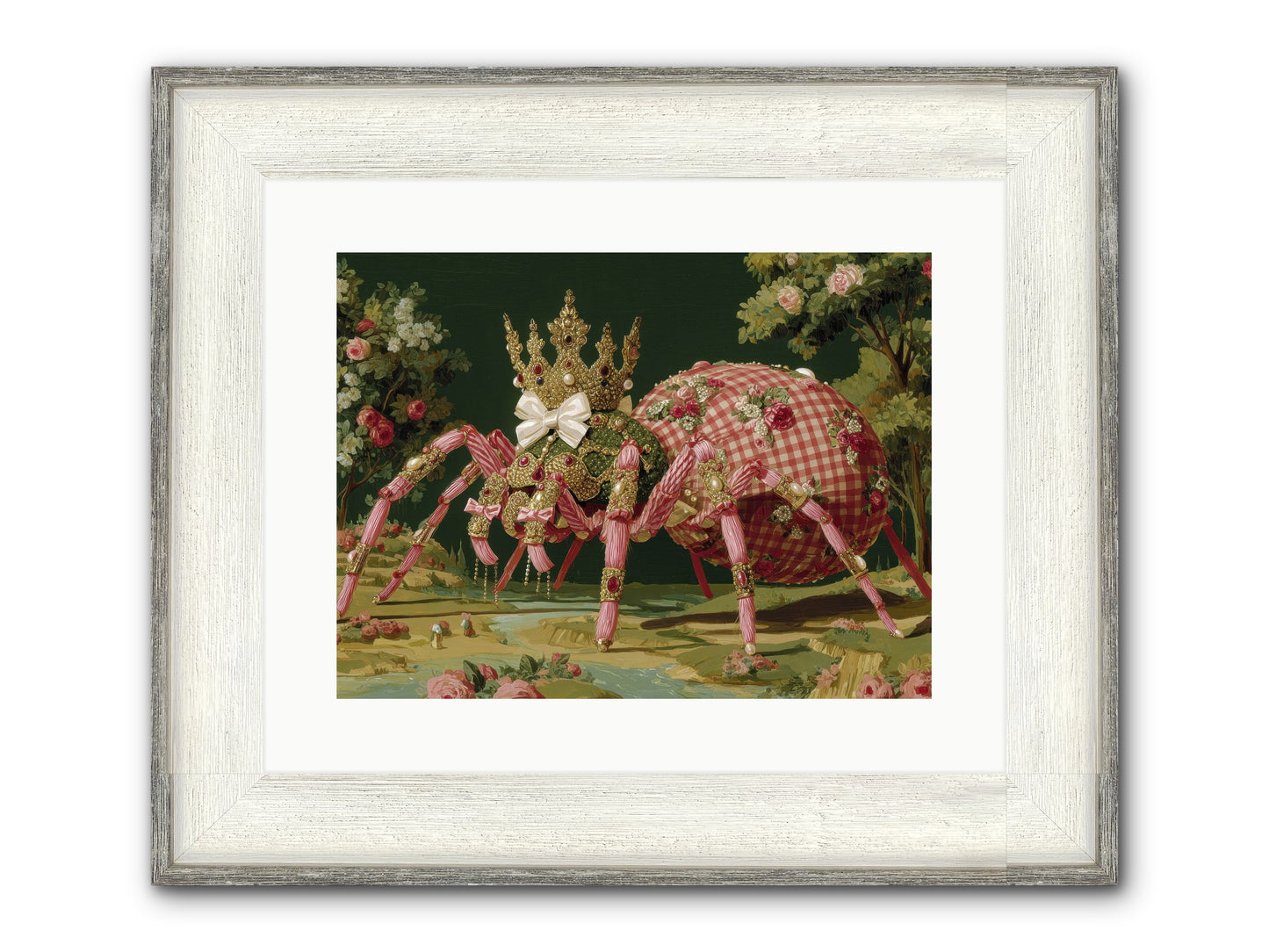 Effusive Grandeur Framed Print - Driftwood White 16x12