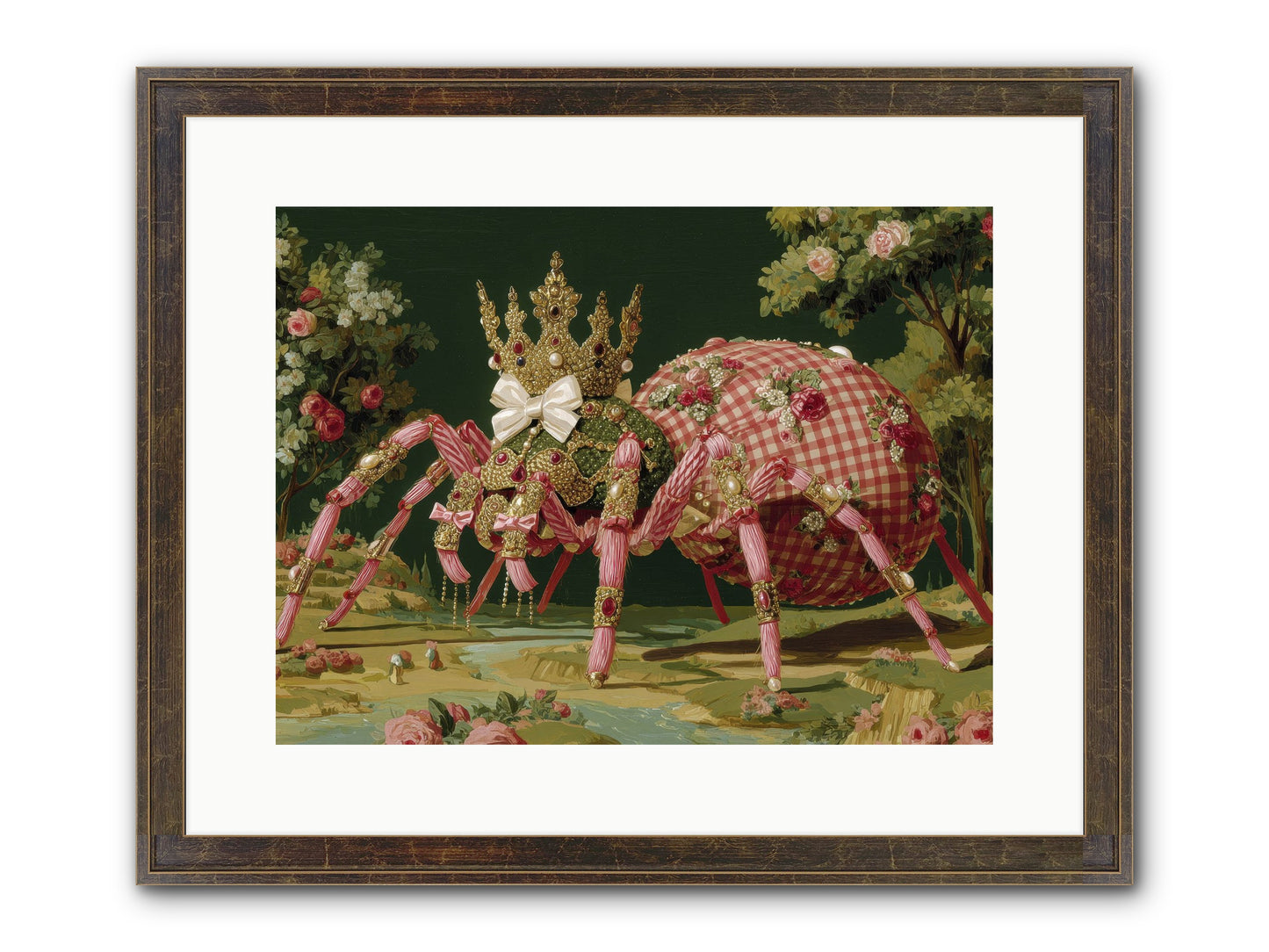 Effusive Grandeur Framed Print - Slimwoods Black/Gold 16x12