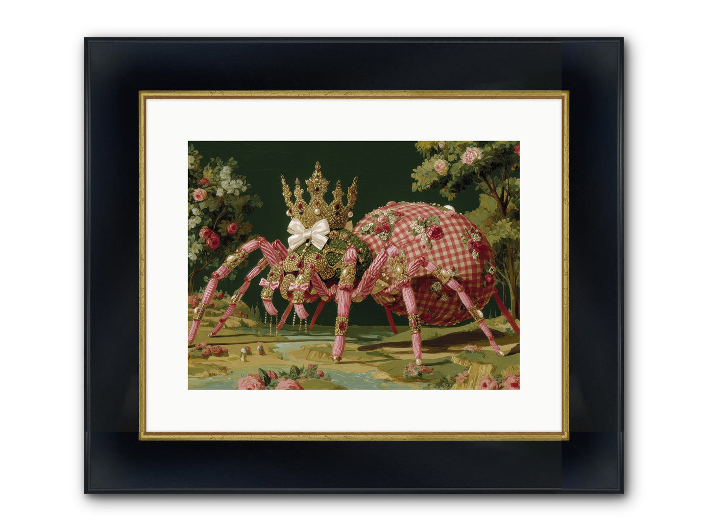 Effusive Grandeur Framed Print - Wide Black w/Gold 16x12