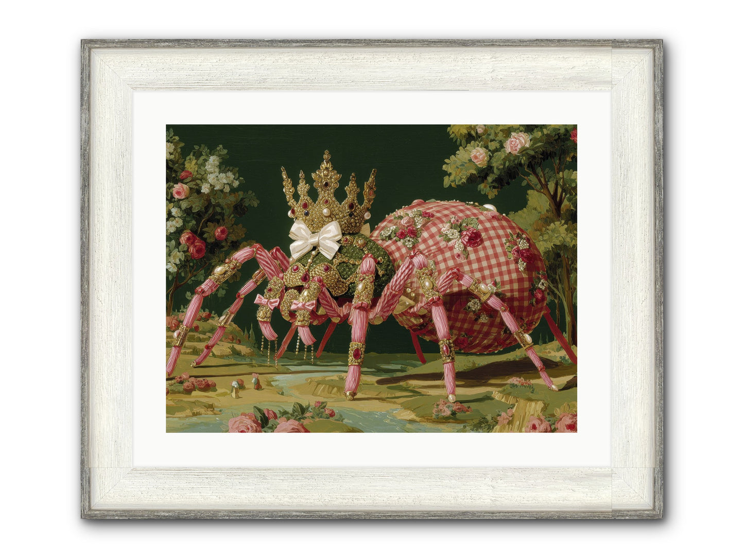Effusive Grandeur Framed Print - Driftwood White 24x18