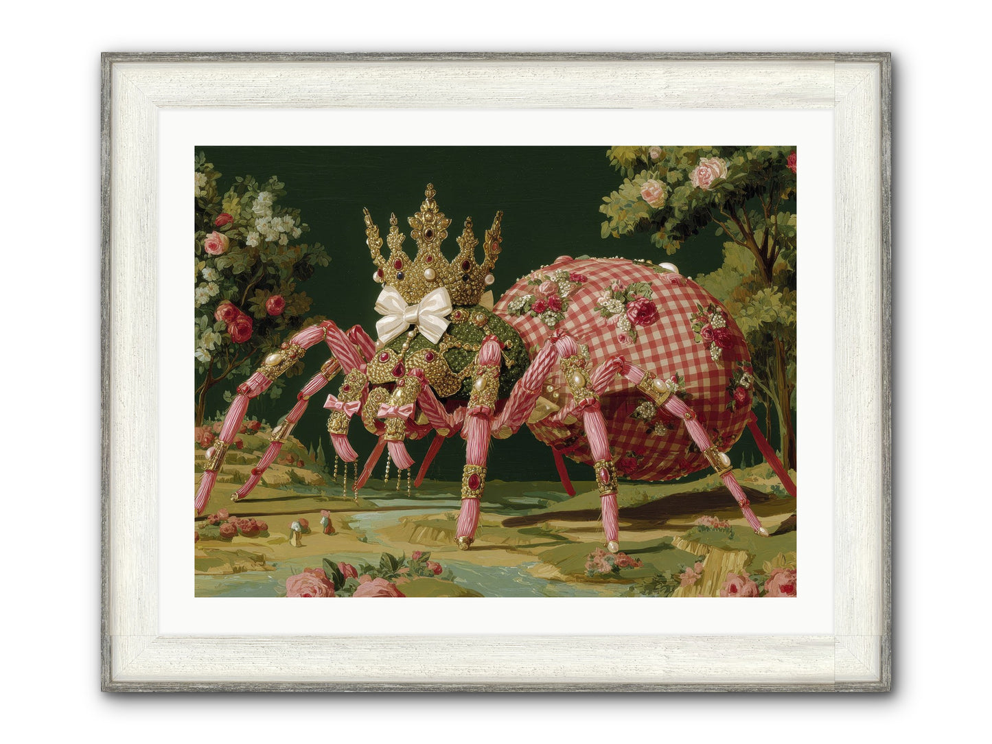 Effusive Grandeur Framed Print - Driftwood White 32x24