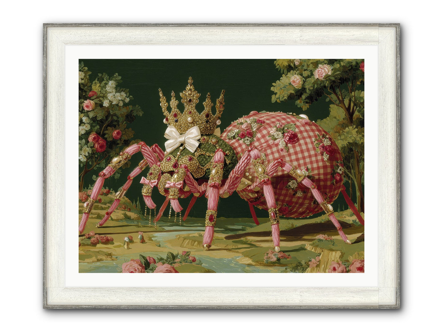 Effusive Grandeur Framed Print - Driftwood White 40x30