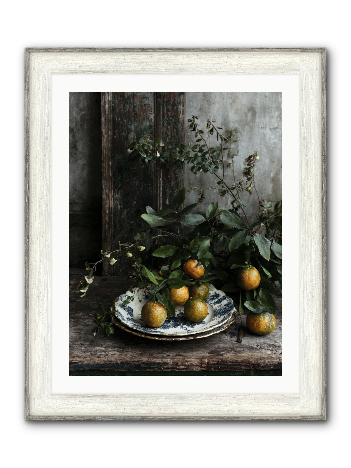 Eglatine Framed Print - Driftwood White 24x32