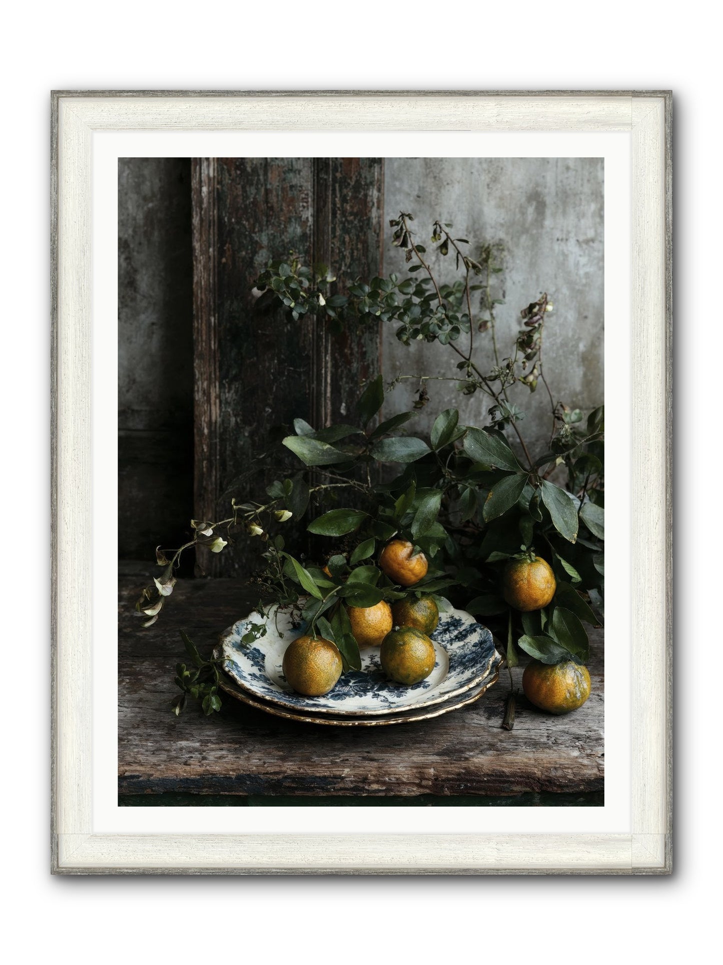 Eglatine Framed Print - Driftwood White 36x48
