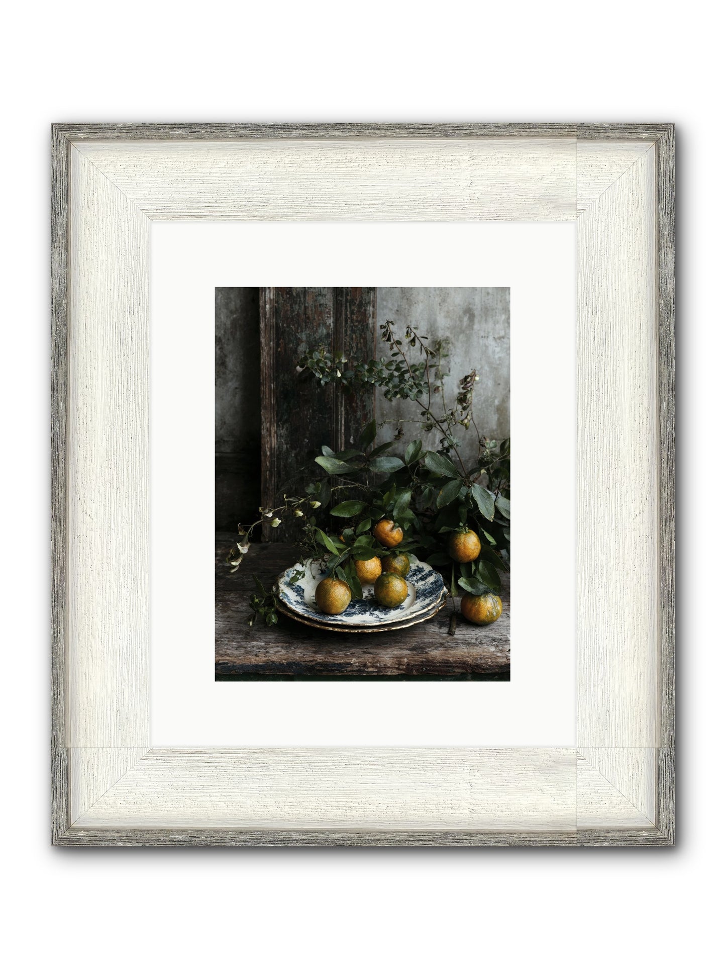 Eglatine Framed Print - Driftwood White 9x12