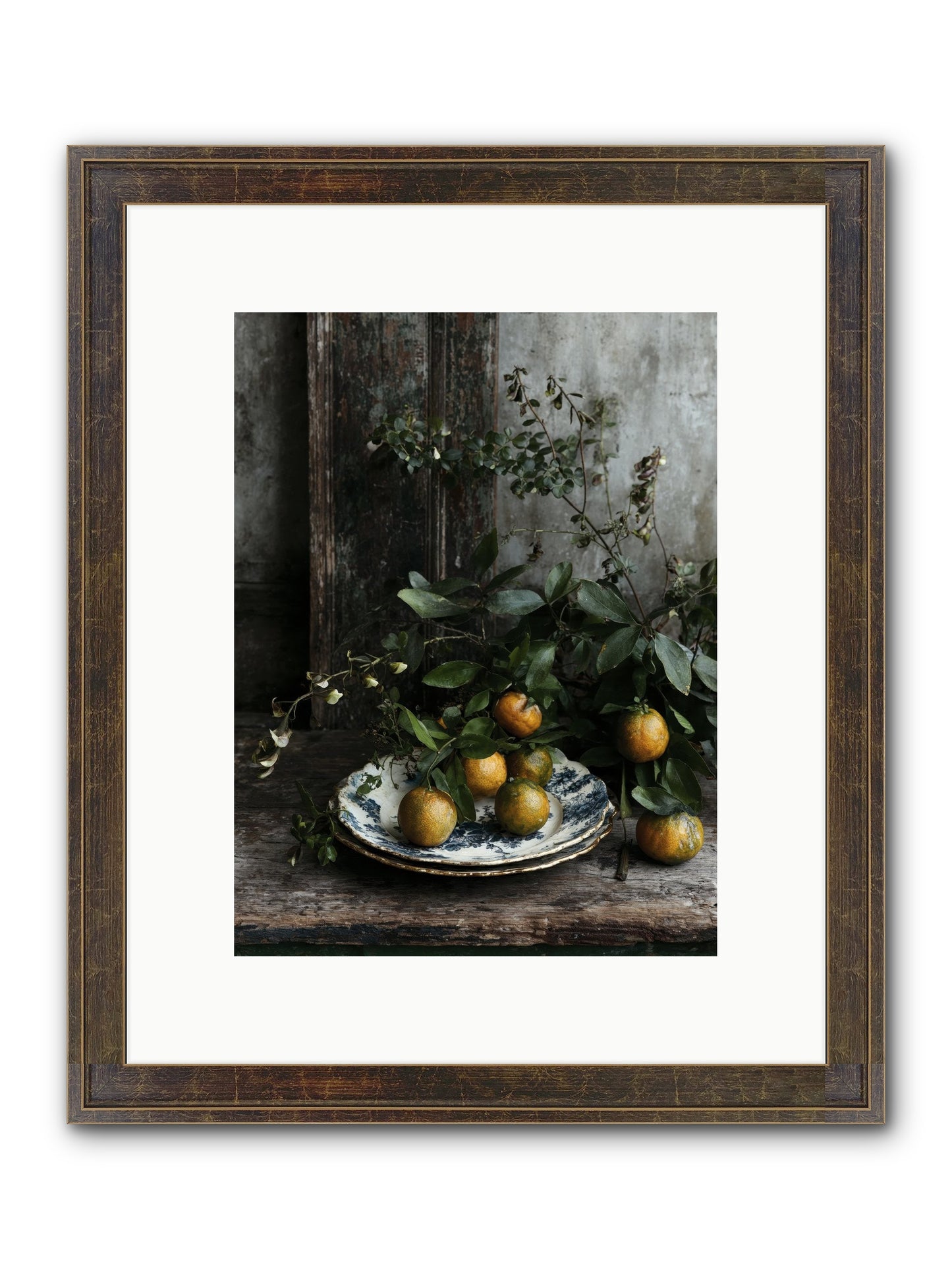 Eglatine Framed Print - Slimwoods Black/Gold 9x12