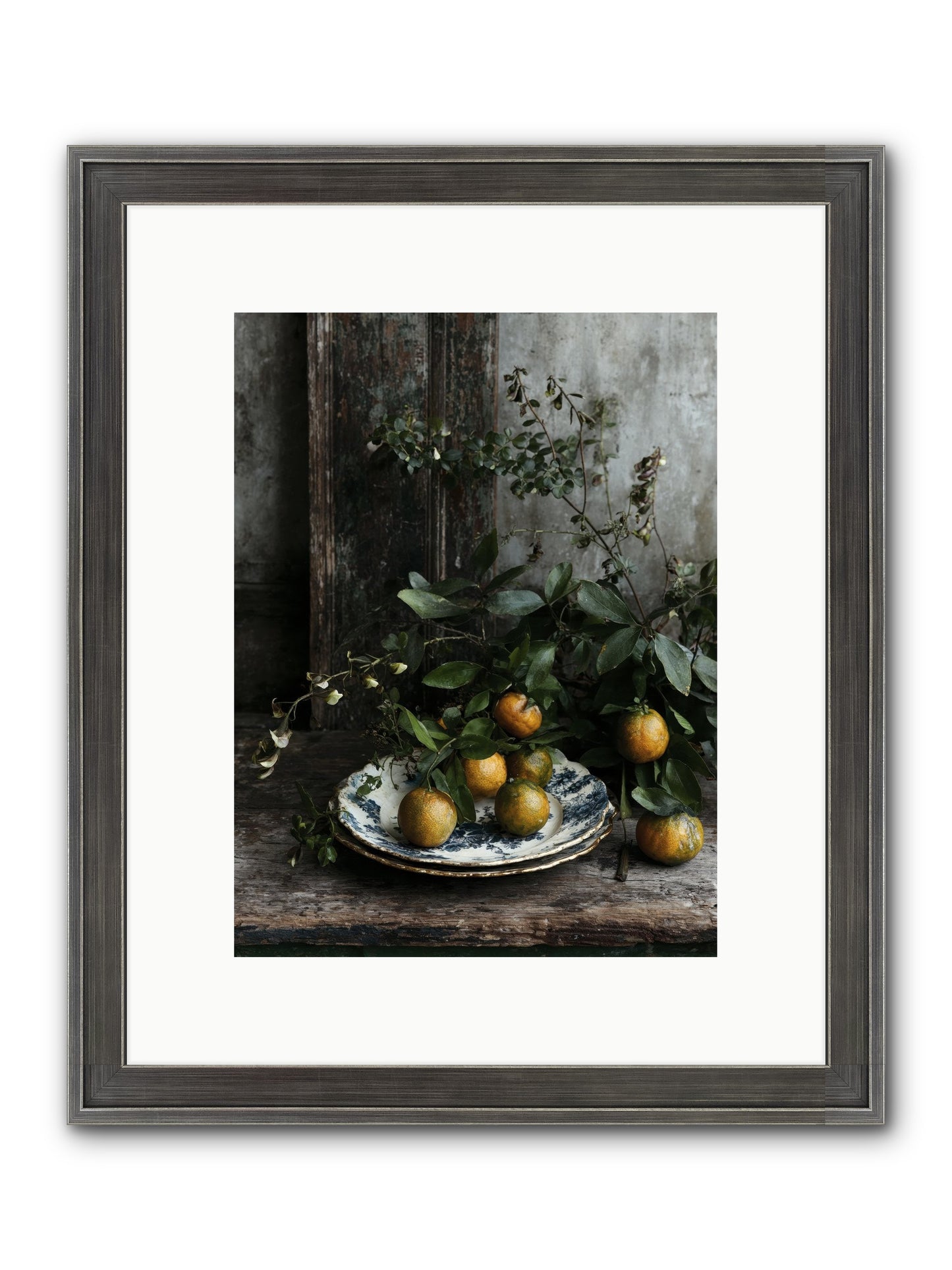 Eglatine Framed Print - Slimwoods Black/Silver 9x12