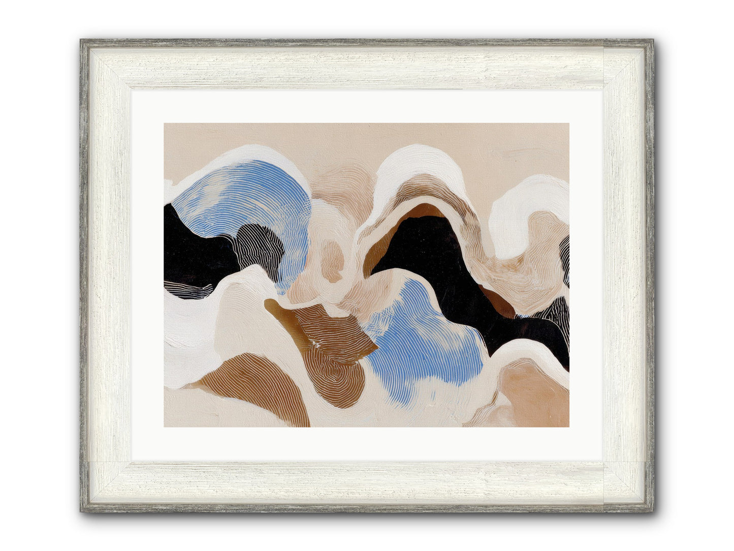 Eider Framed Print - Driftwood White 24x18