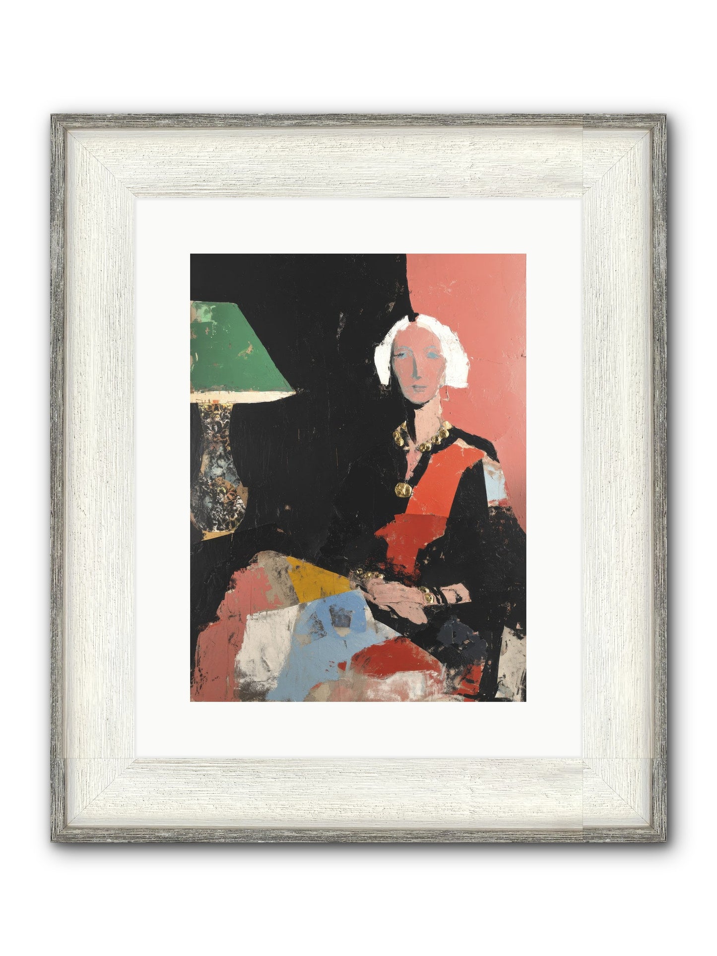 Elegance In Anticipation Framed Print - Driftwood White 12x16