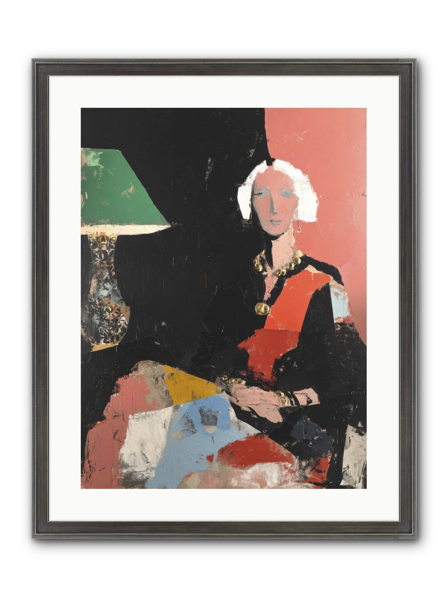 Elegance In Anticipation Framed Print - Slimwoods Black/Silver 18x24