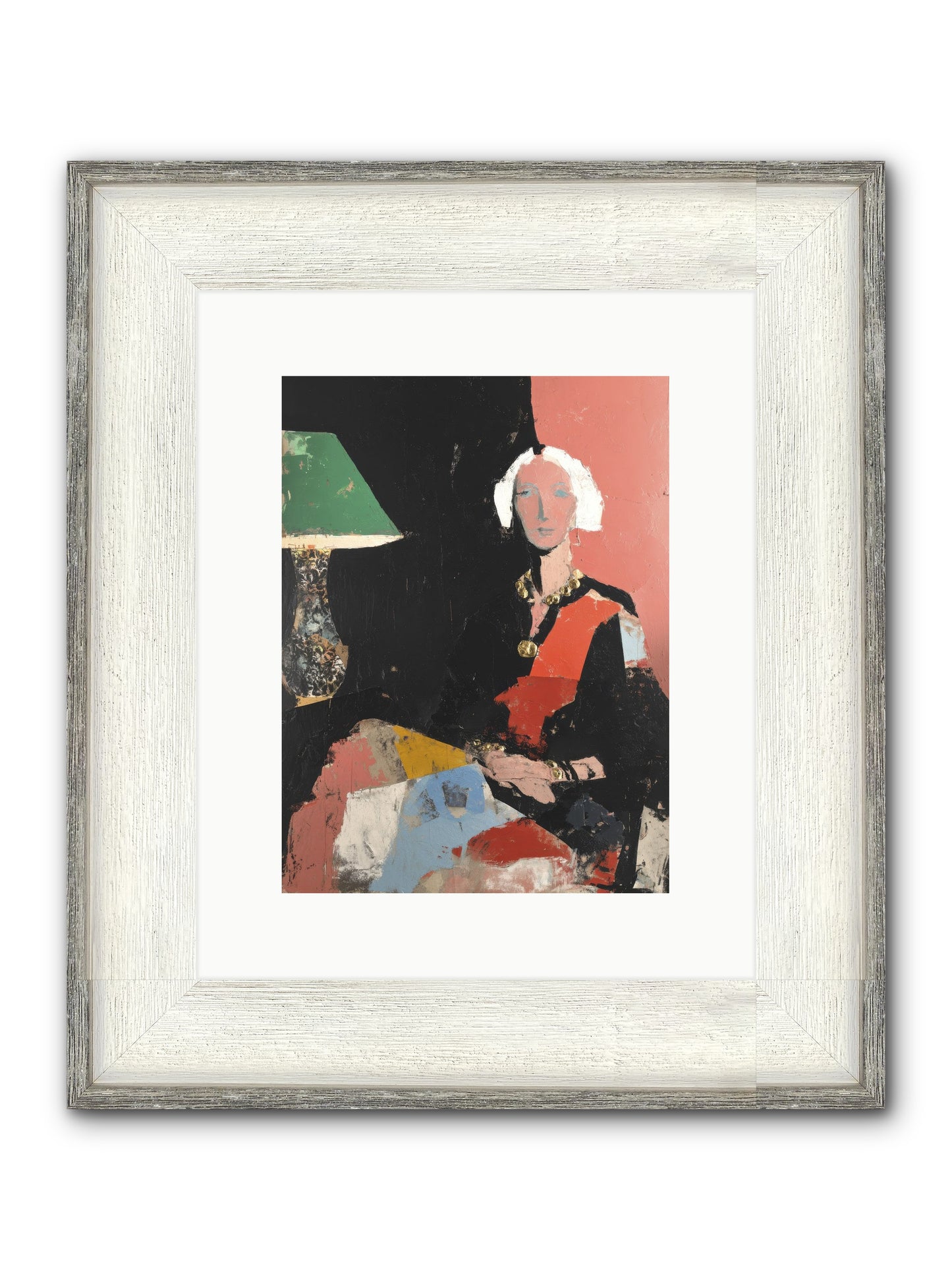 Elegance In Anticipation Framed Print - Driftwood White 9x12