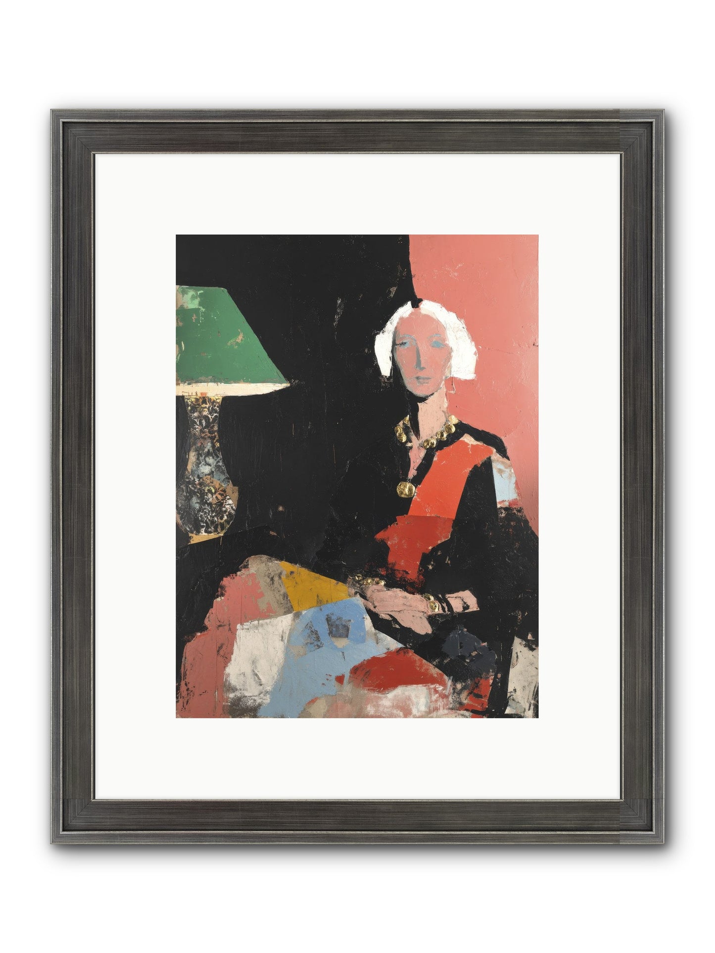 Elegance In Anticipation Framed Print - Slimwoods Black/Silver 9x12
