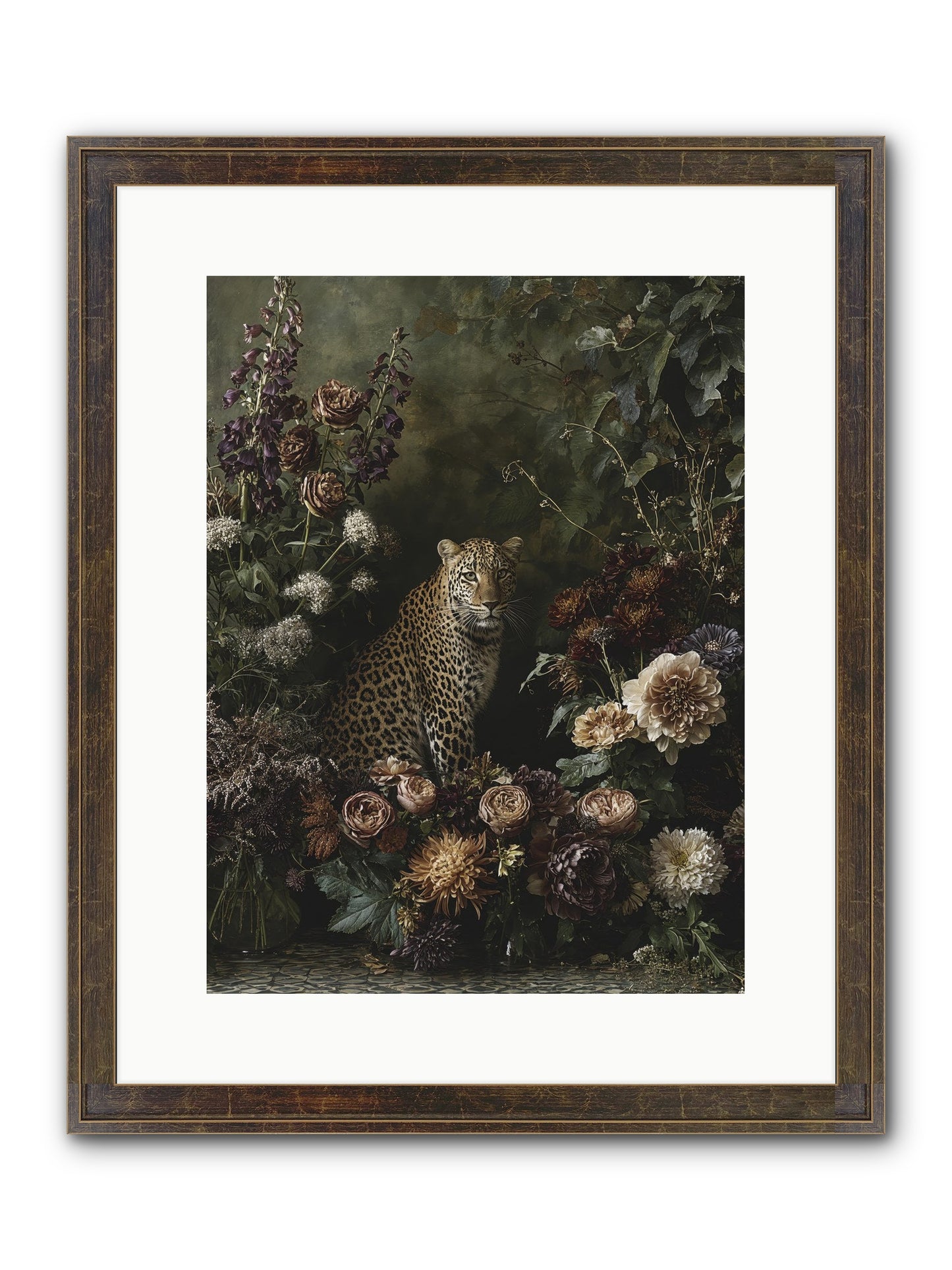 Elegant Madness Framed Print - Slimwoods Black/Gold 12x16