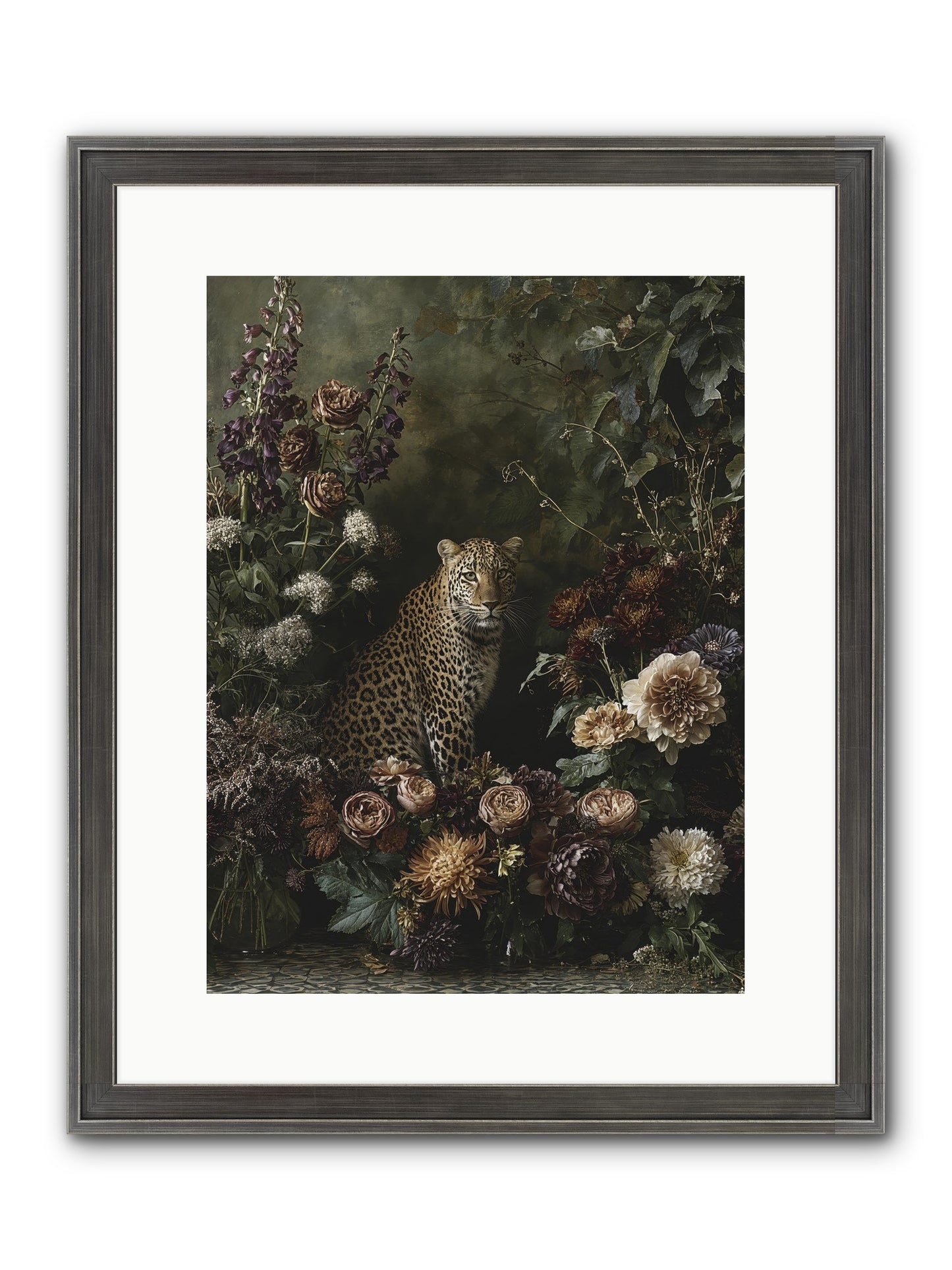 Elegant Madness Framed Print - Slimwoods Black/Silver 12x16