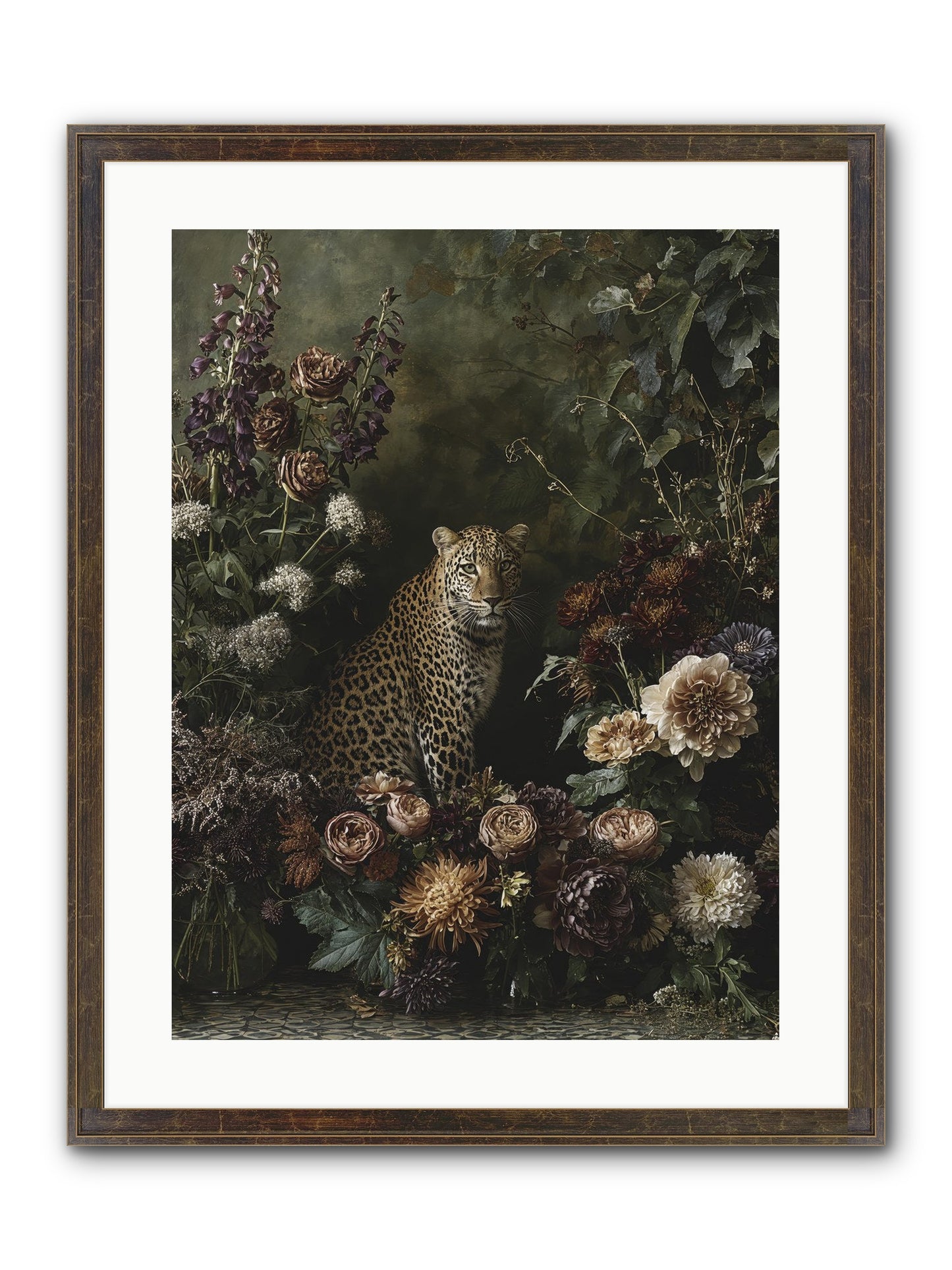 Elegant Madness Framed Print - Slimwoods Black/Gold 18x24