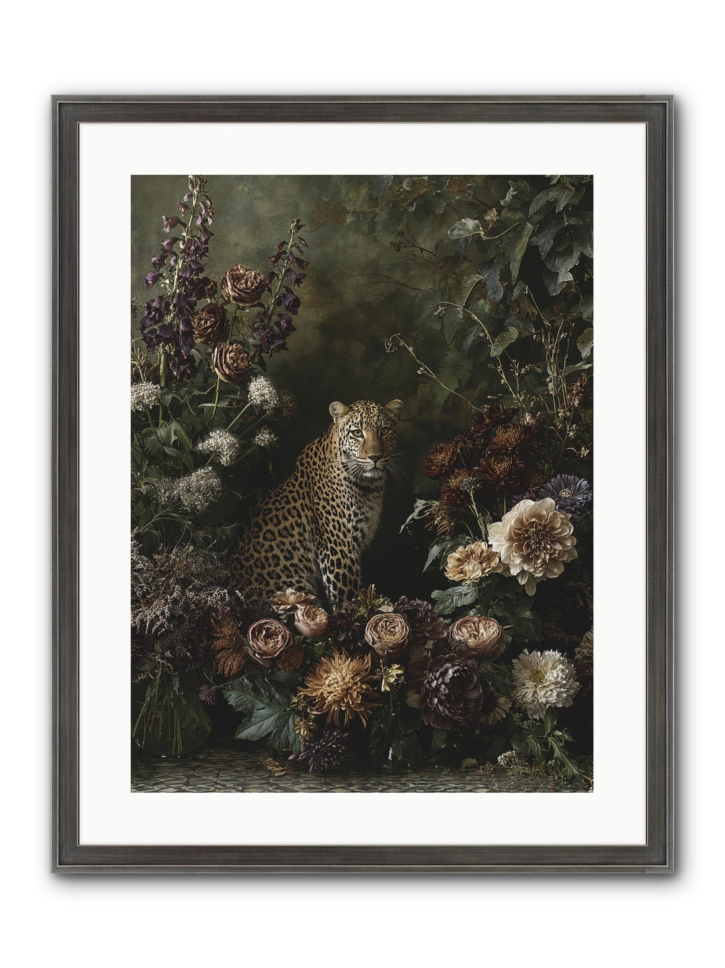 Elegant Madness Framed Print - Slimwoods Black/Silver 18x24