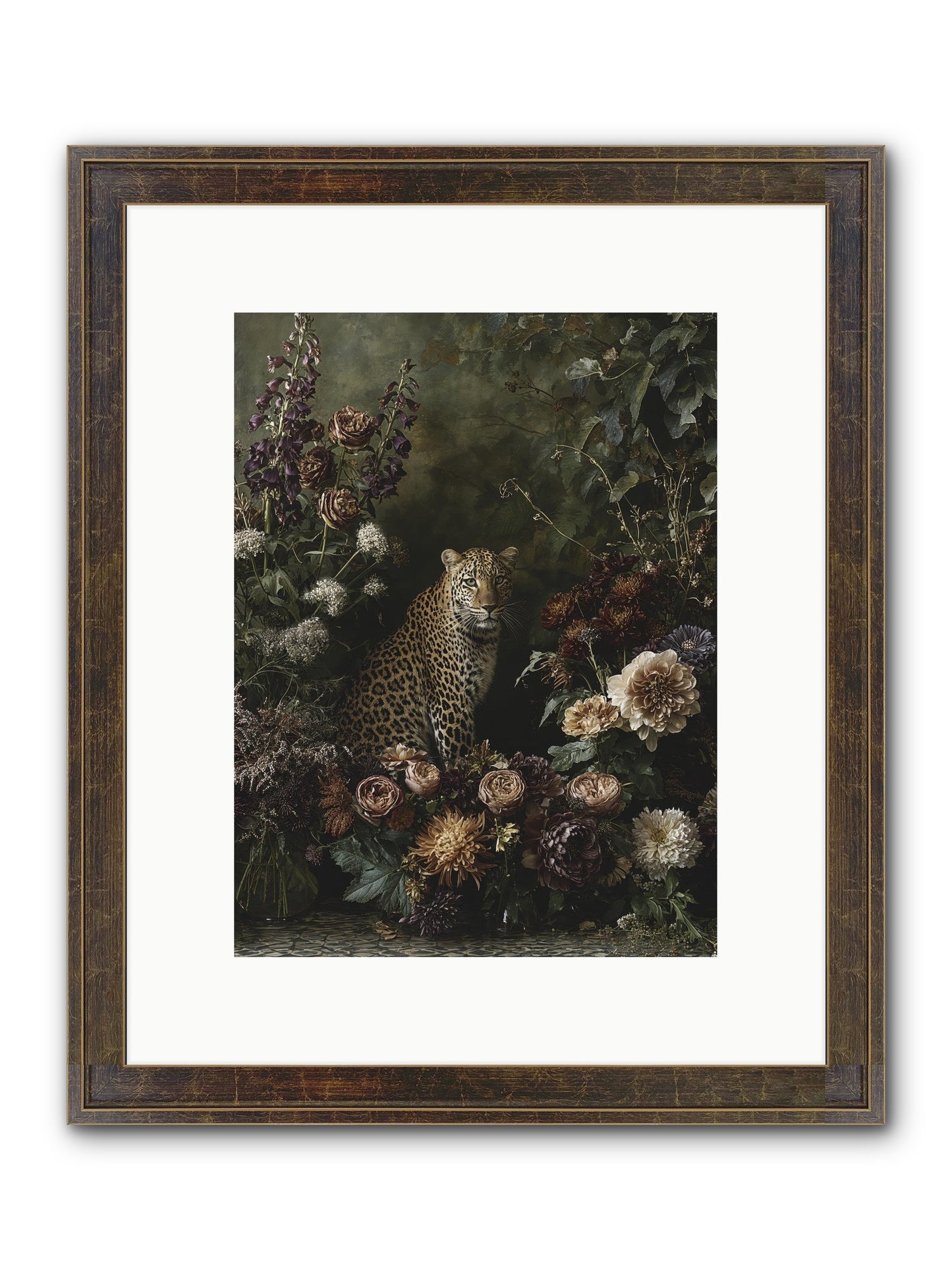 Elegant Madness Framed Print - Slimwoods Black/Gold 9x12