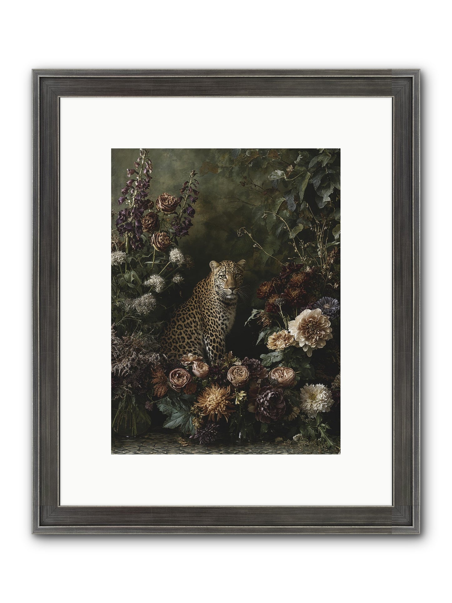 Elegant Madness Framed Print - Slimwoods Black/Silver 9x12