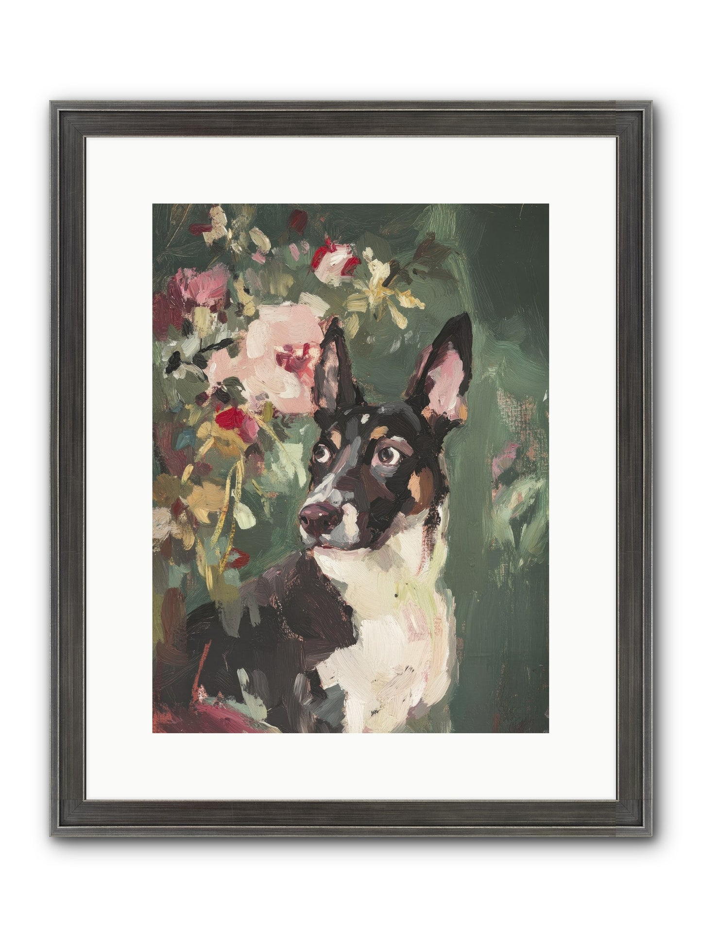 Elf Framed Print - Slimwoods Black/Silver 12x16
