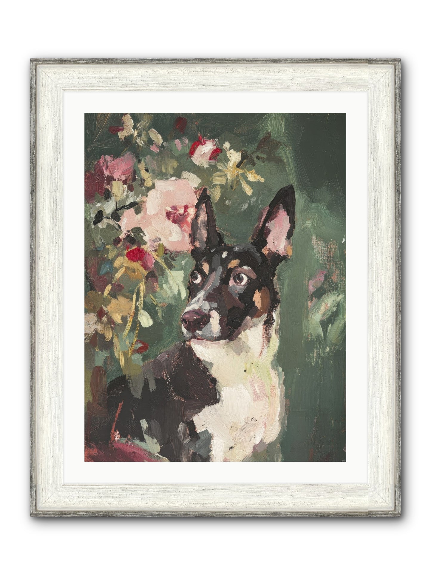 Elf Framed Print - Driftwood White 24x32