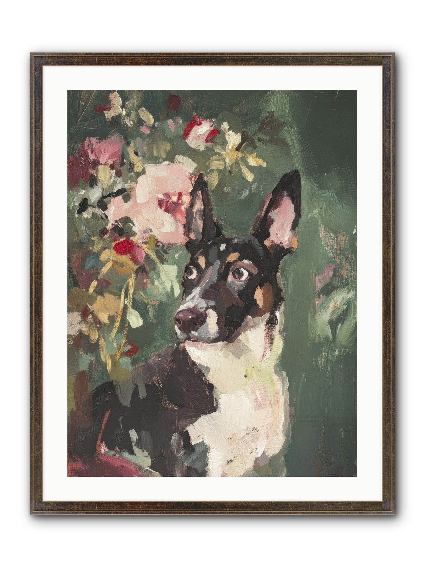 Elf Framed Print - Slimwoods Black/Gold 24x32