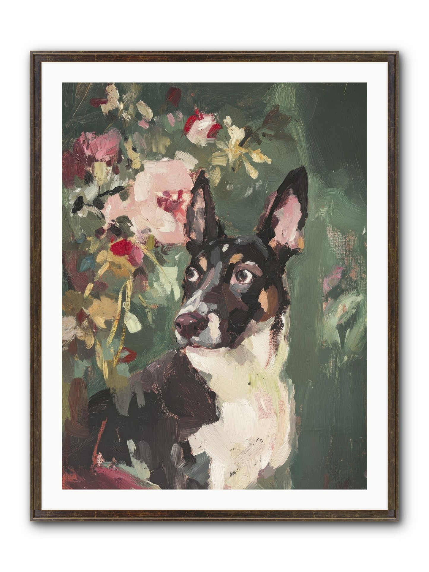 Elf Framed Print - Slimwoods Black/Gold 30x40
