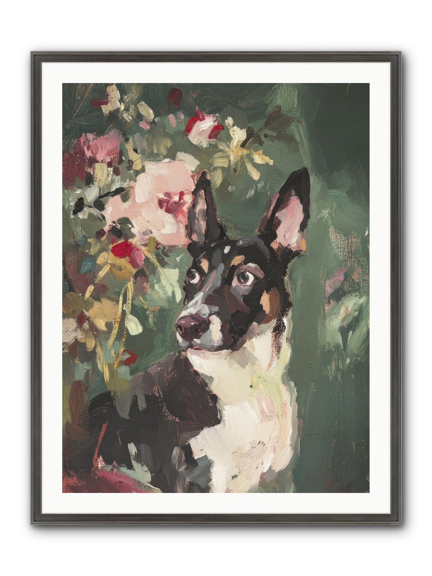 Elf Framed Print - Slimwoods Black/Silver 30x40