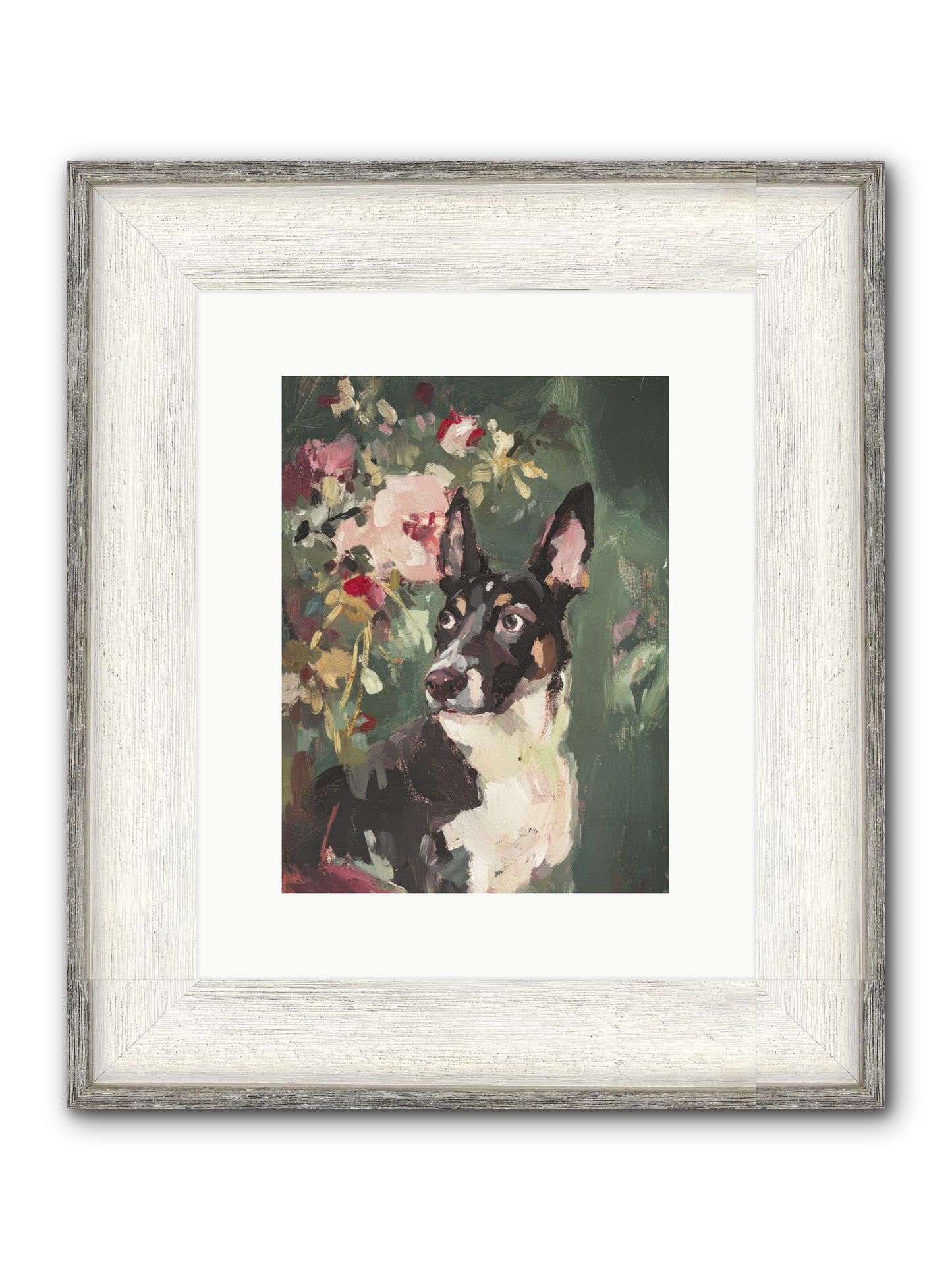 Elf Framed Print - Driftwood White 9x12